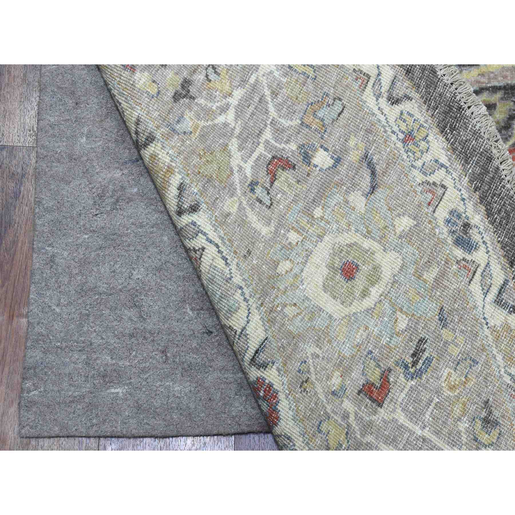 Oushak-And-Peshawar-Hand-Knotted-Rug-335915