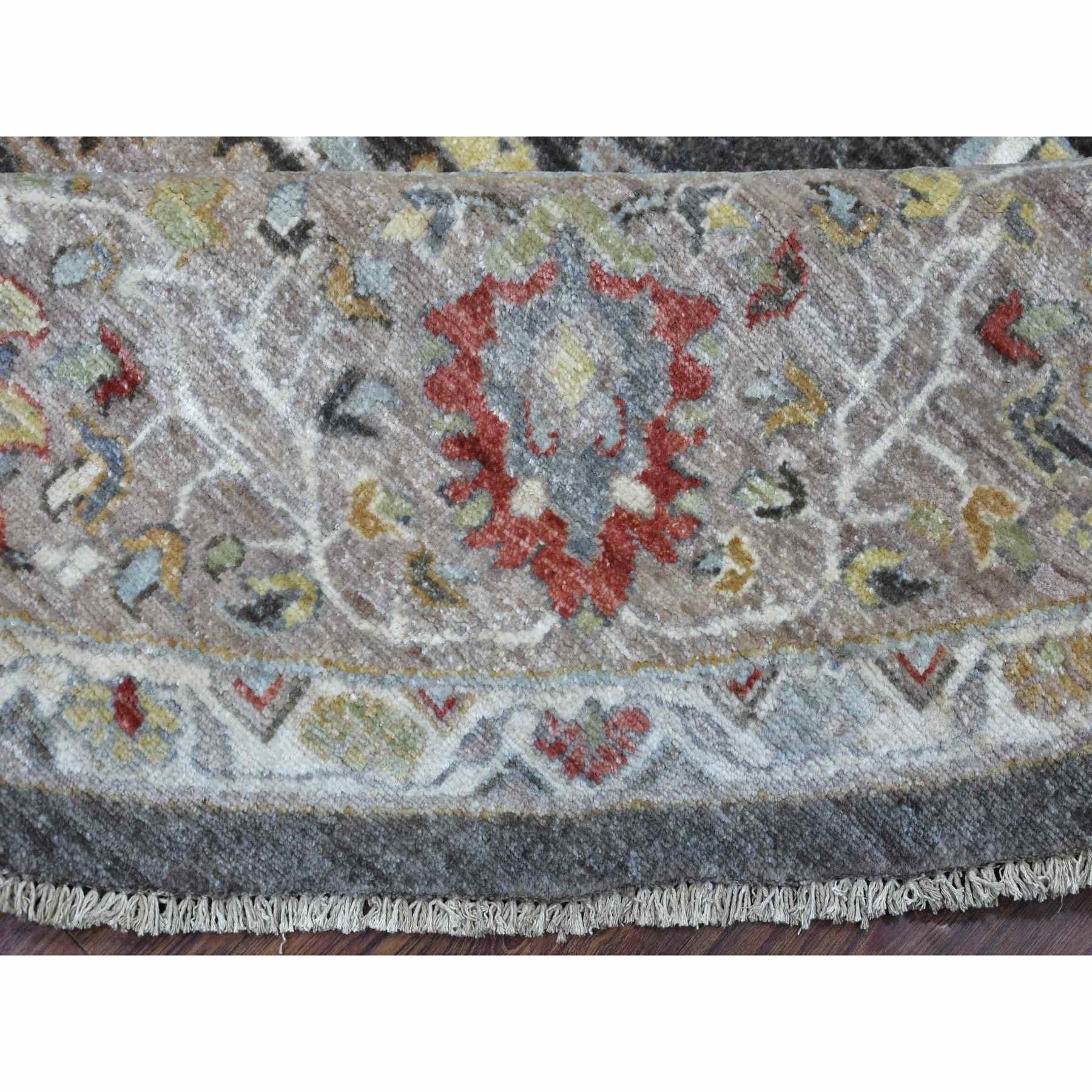 Oushak-And-Peshawar-Hand-Knotted-Rug-335915