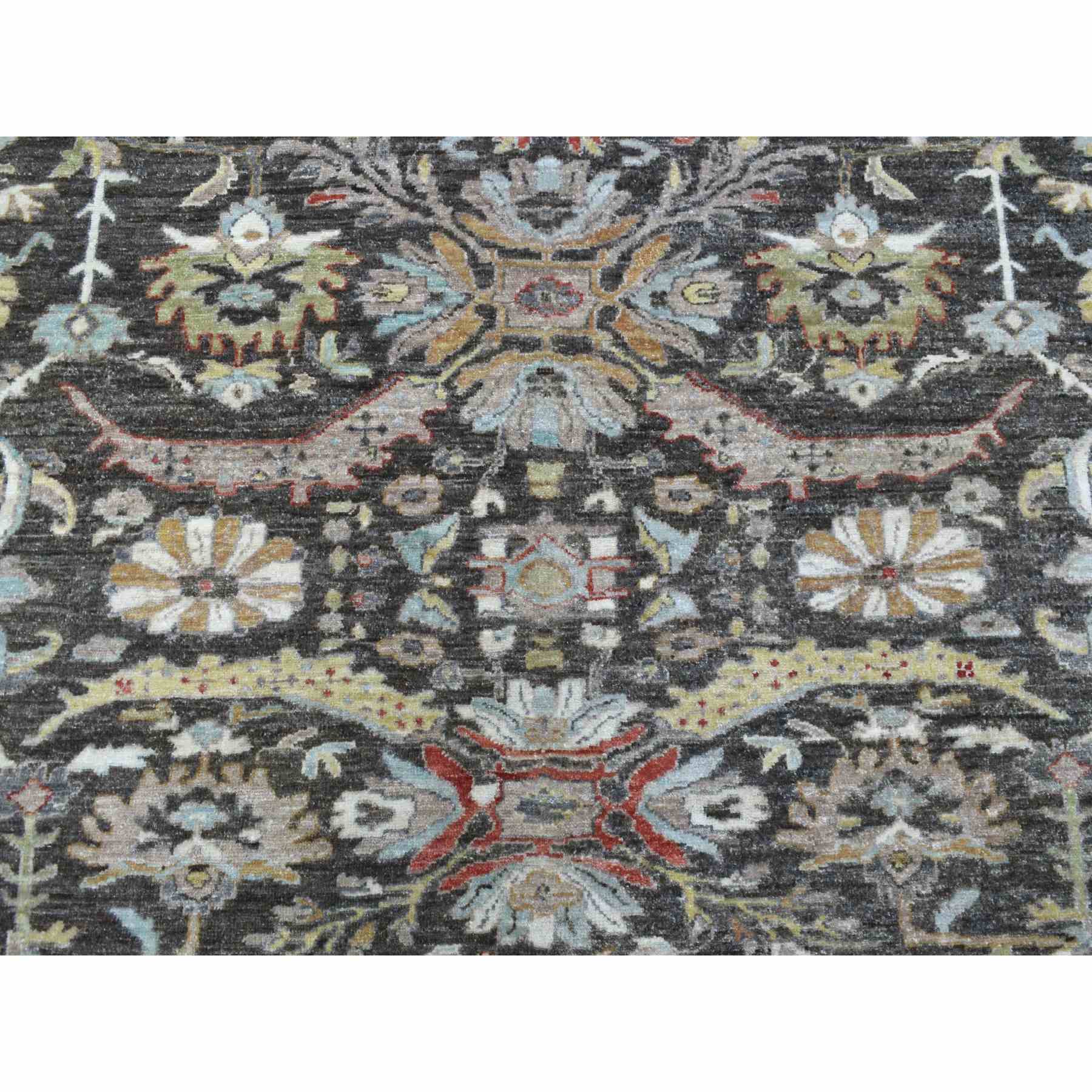 Oushak-And-Peshawar-Hand-Knotted-Rug-335915