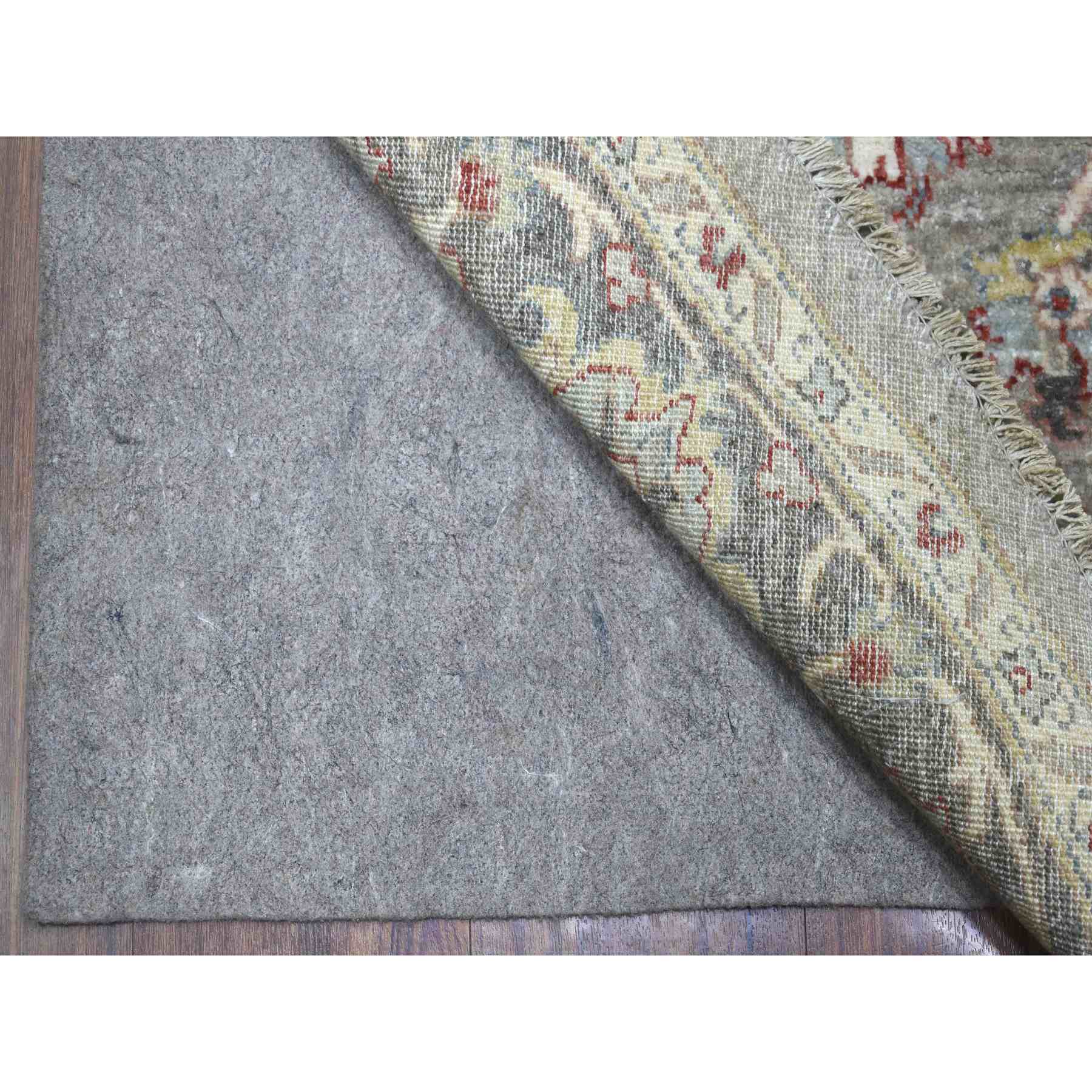 Oushak-And-Peshawar-Hand-Knotted-Rug-335945