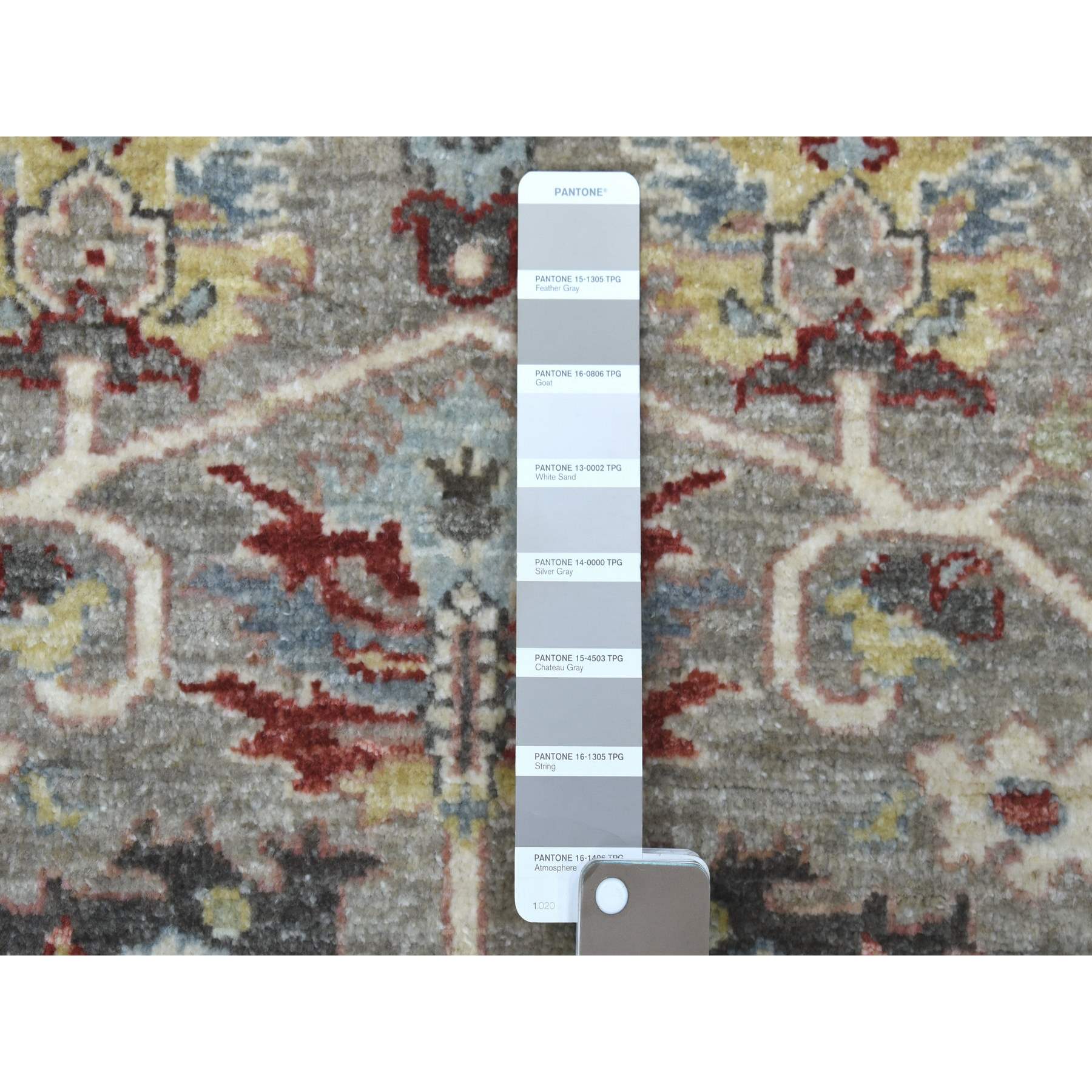 Oushak-And-Peshawar-Hand-Knotted-Rug-335945