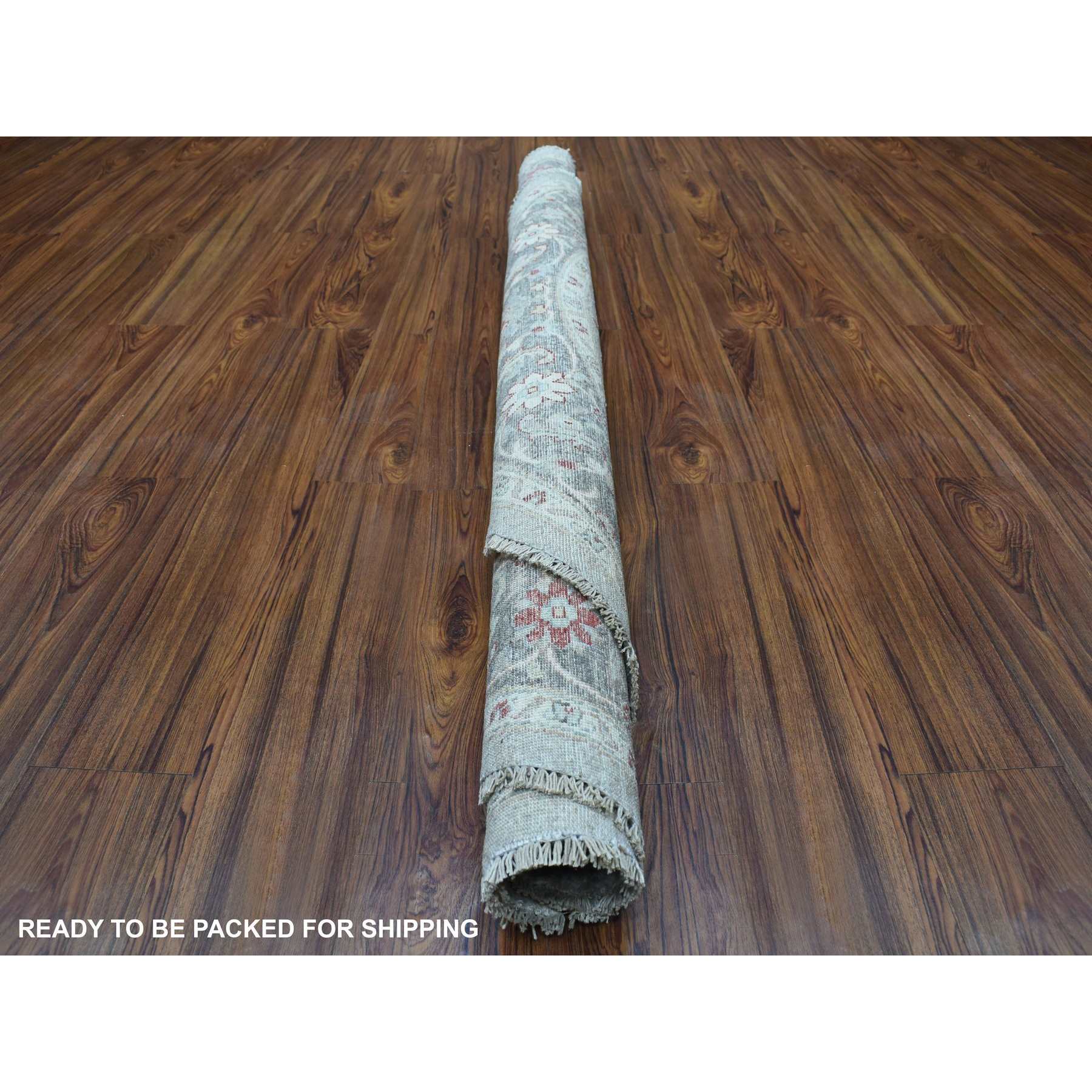 Oushak-And-Peshawar-Hand-Knotted-Rug-335945