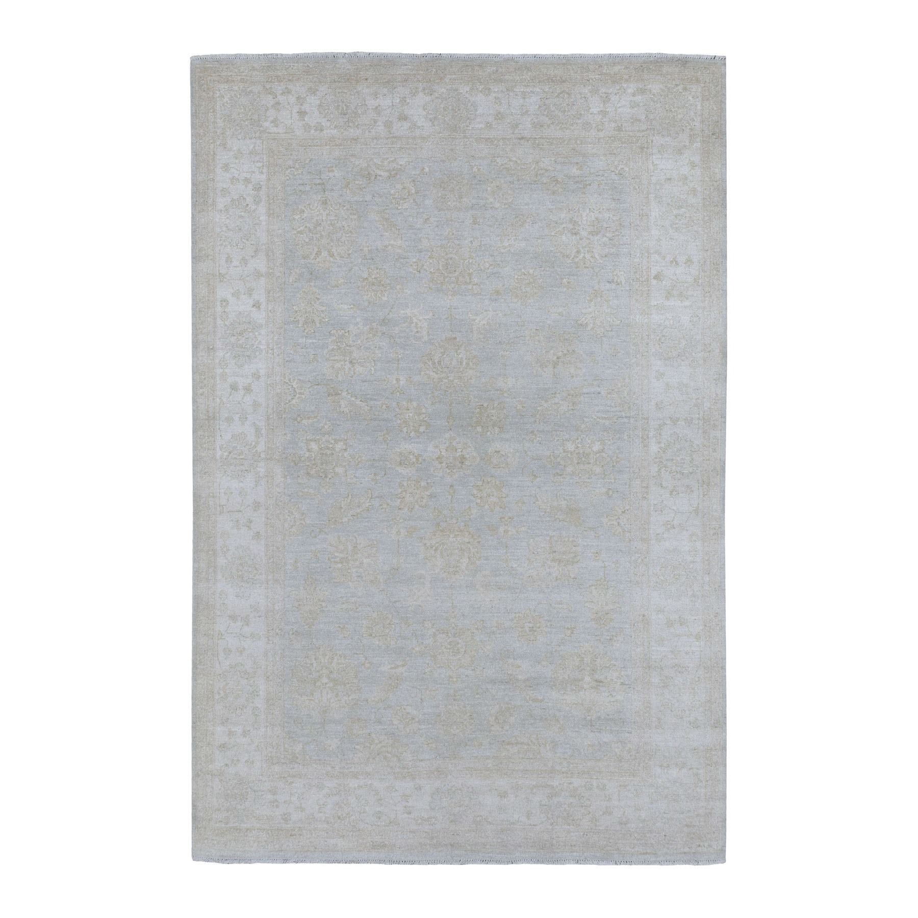 Oushak-And-Peshawar-Hand-Knotted-Rug-336875