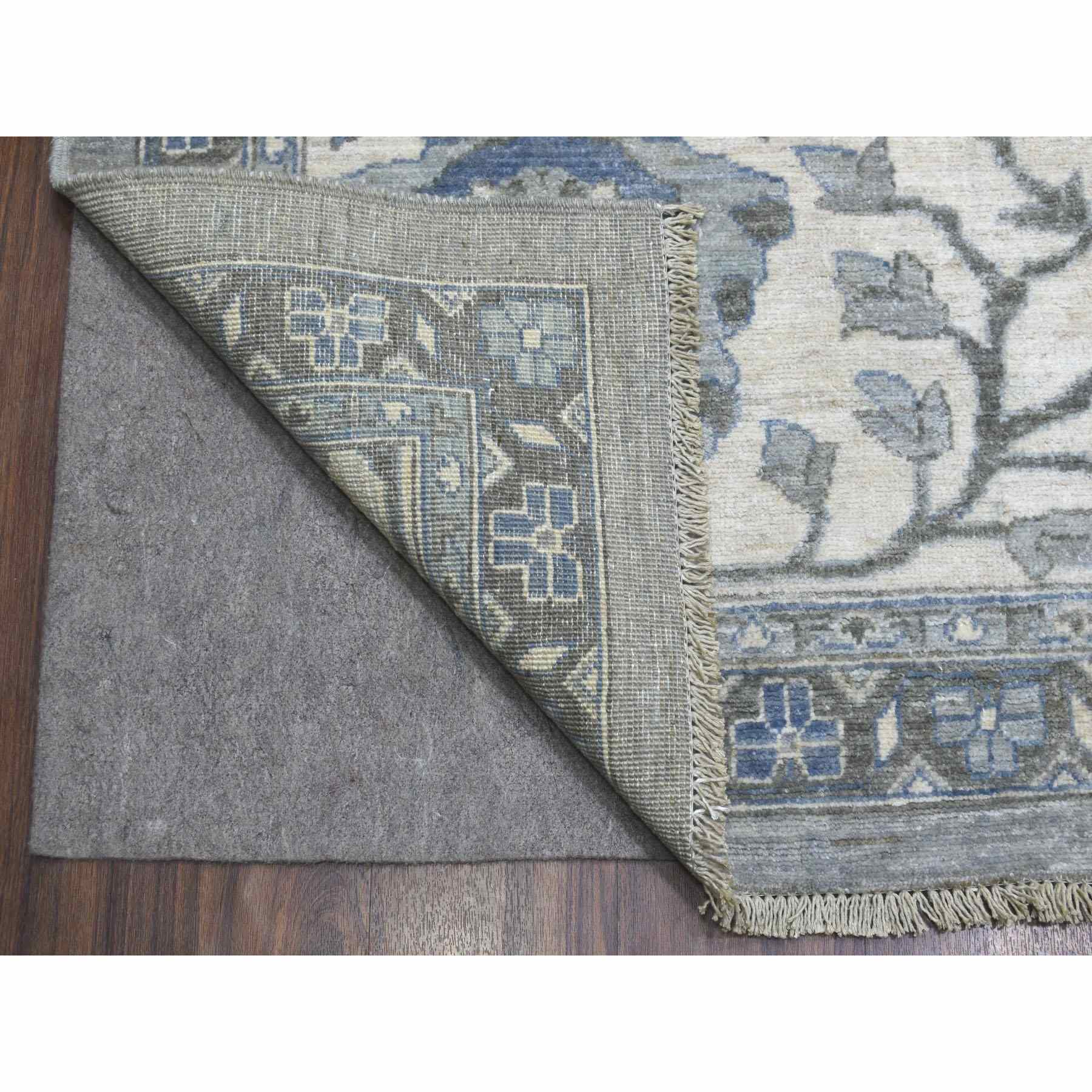 Oushak-And-Peshawar-Hand-Knotted-Rug-336915