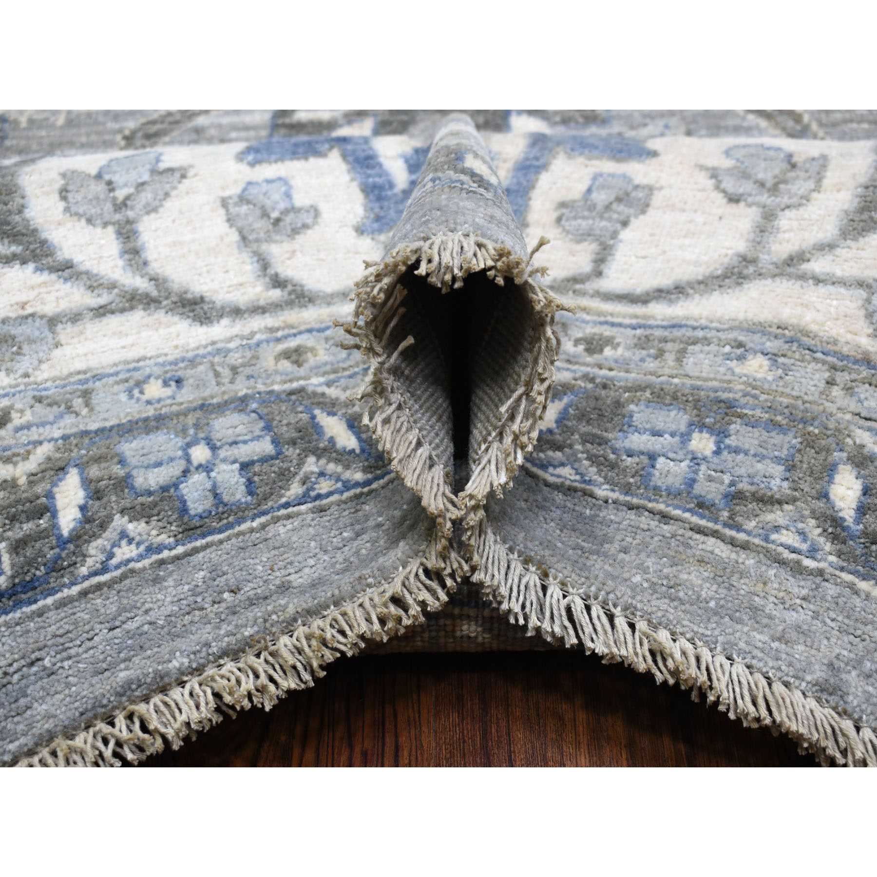 Oushak-And-Peshawar-Hand-Knotted-Rug-336915