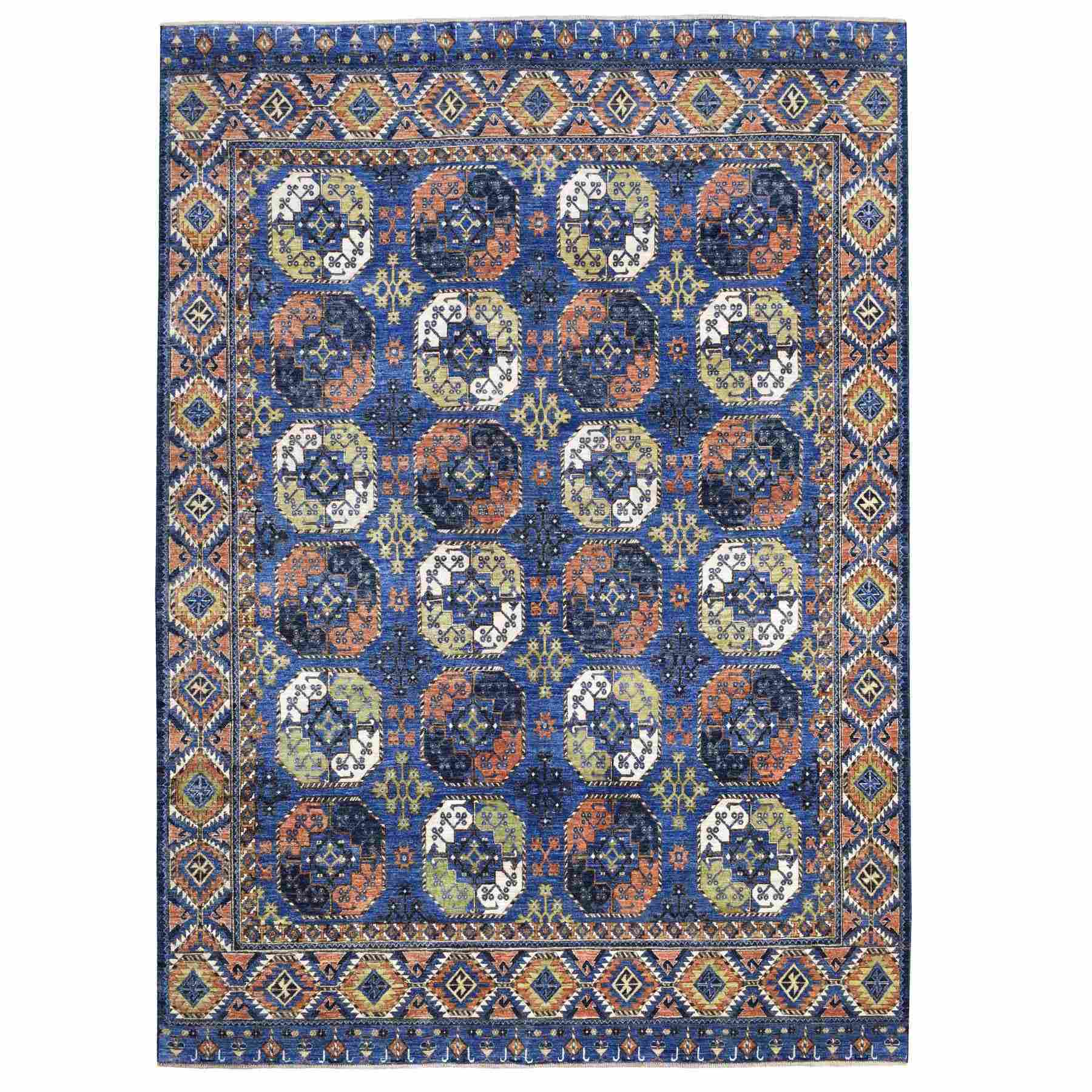 Tribal-Geometric-Hand-Knotted-Rug-336315