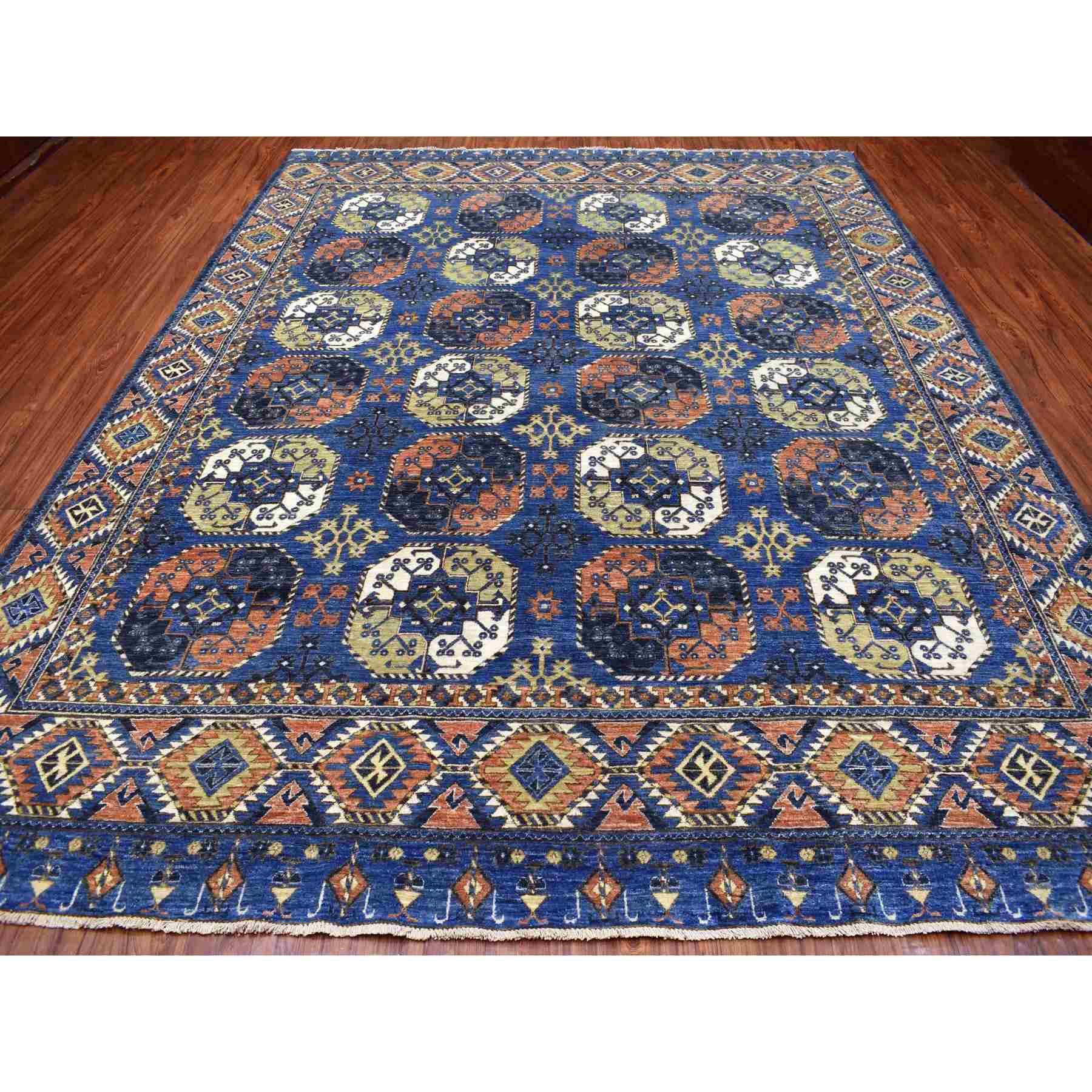 Tribal-Geometric-Hand-Knotted-Rug-336315