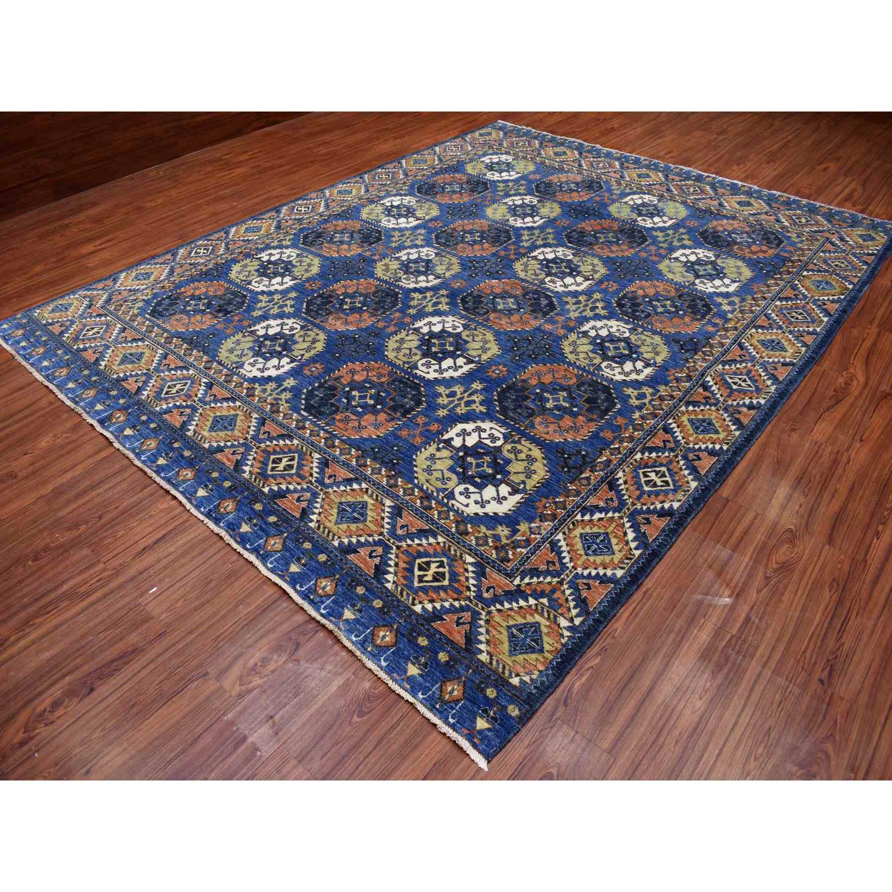 Tribal-Geometric-Hand-Knotted-Rug-336315