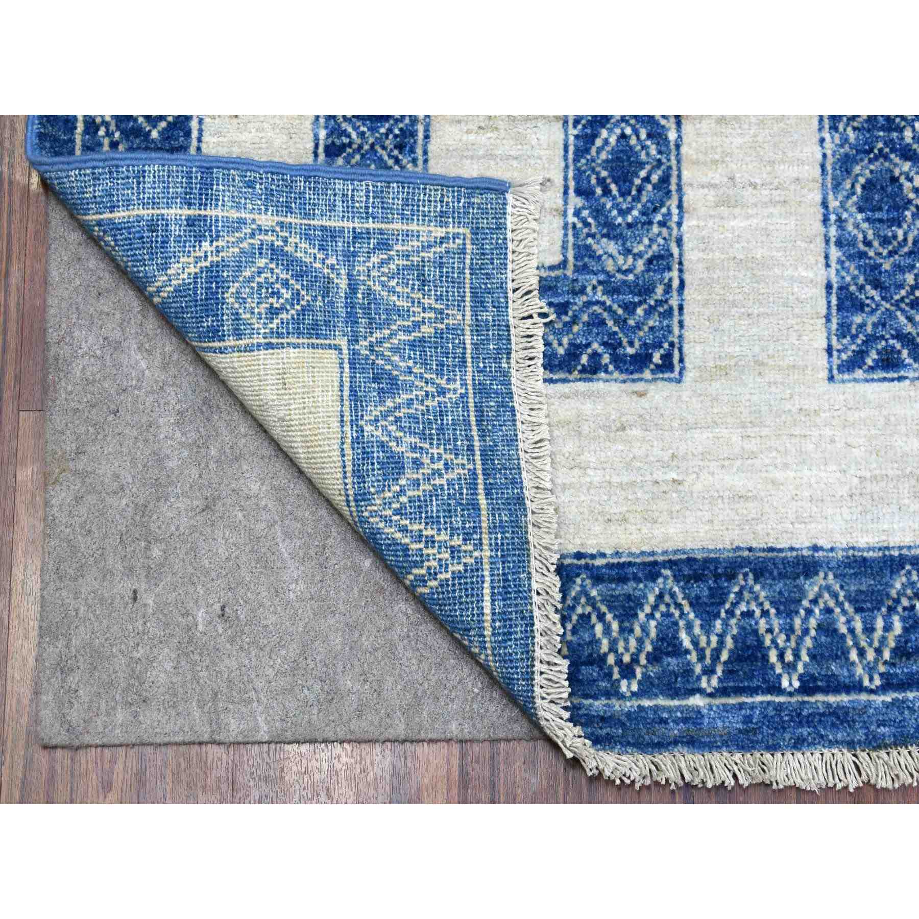 Oushak-And-Peshawar-Hand-Knotted-Rug-337815