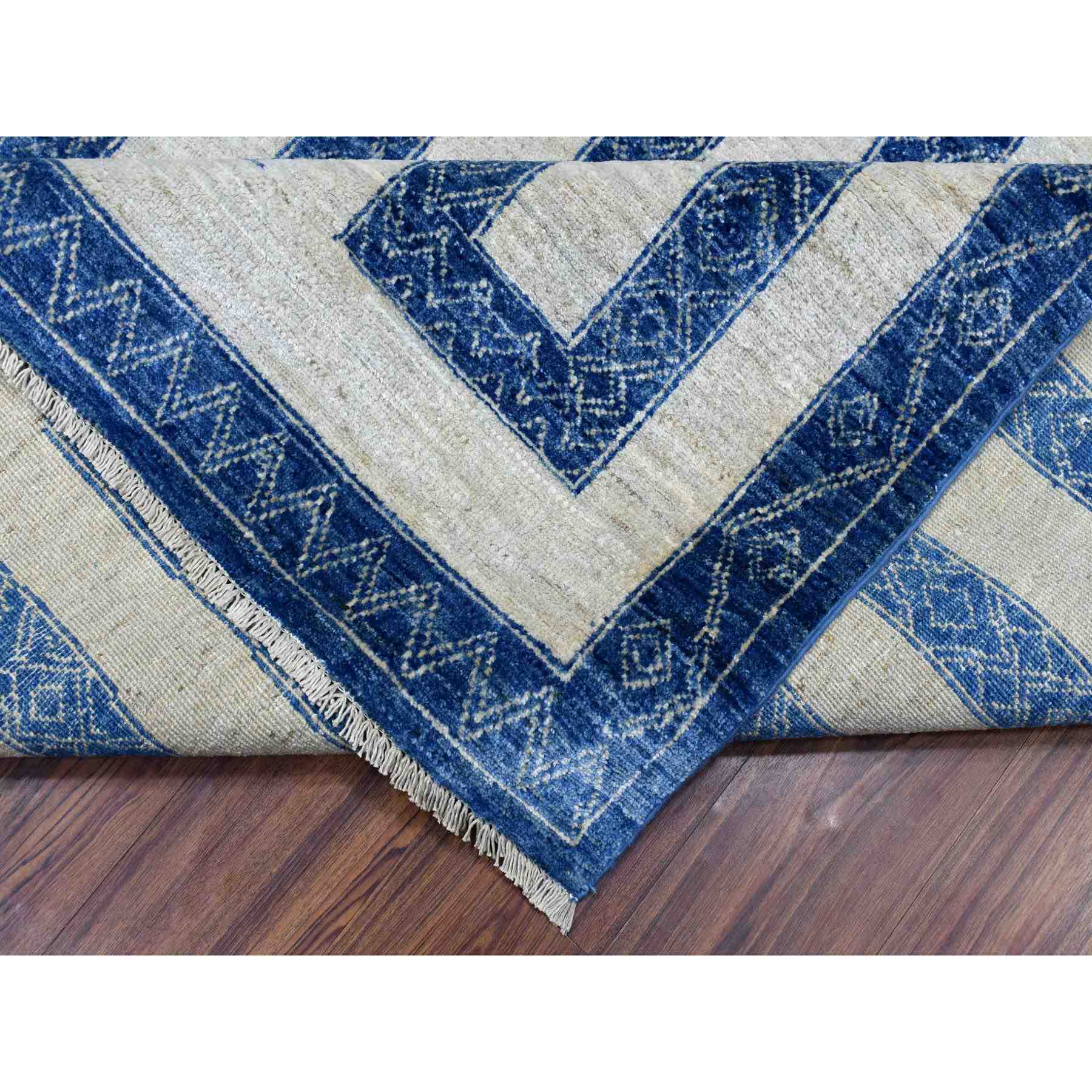 Oushak-And-Peshawar-Hand-Knotted-Rug-337815