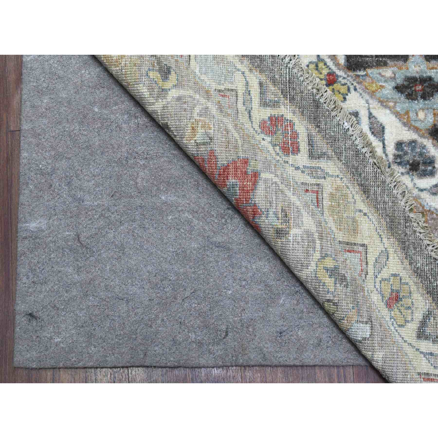 Oushak-And-Peshawar-Hand-Knotted-Rug-337825