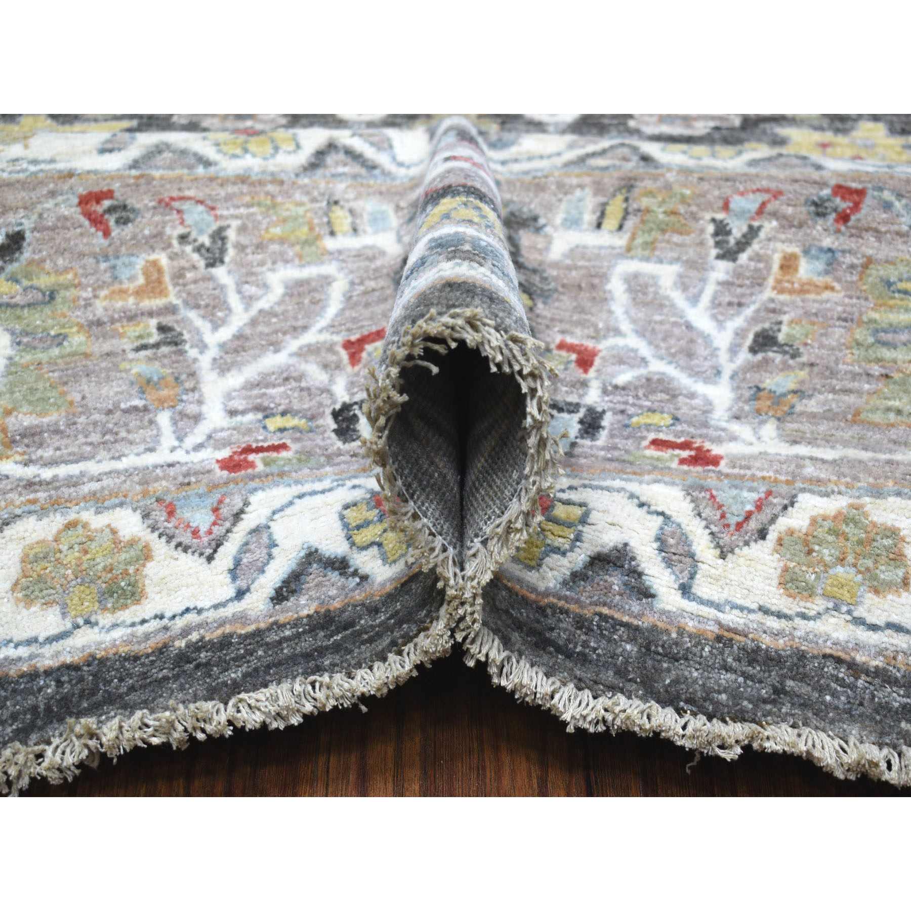 Oushak-And-Peshawar-Hand-Knotted-Rug-337825