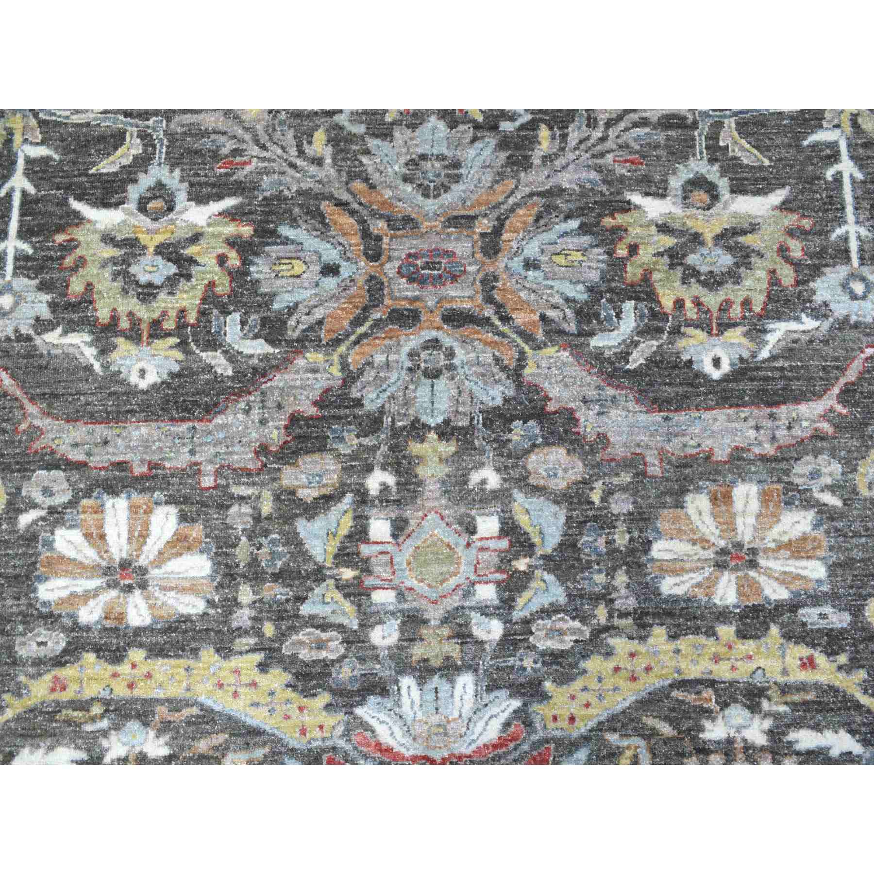 Oushak-And-Peshawar-Hand-Knotted-Rug-337825