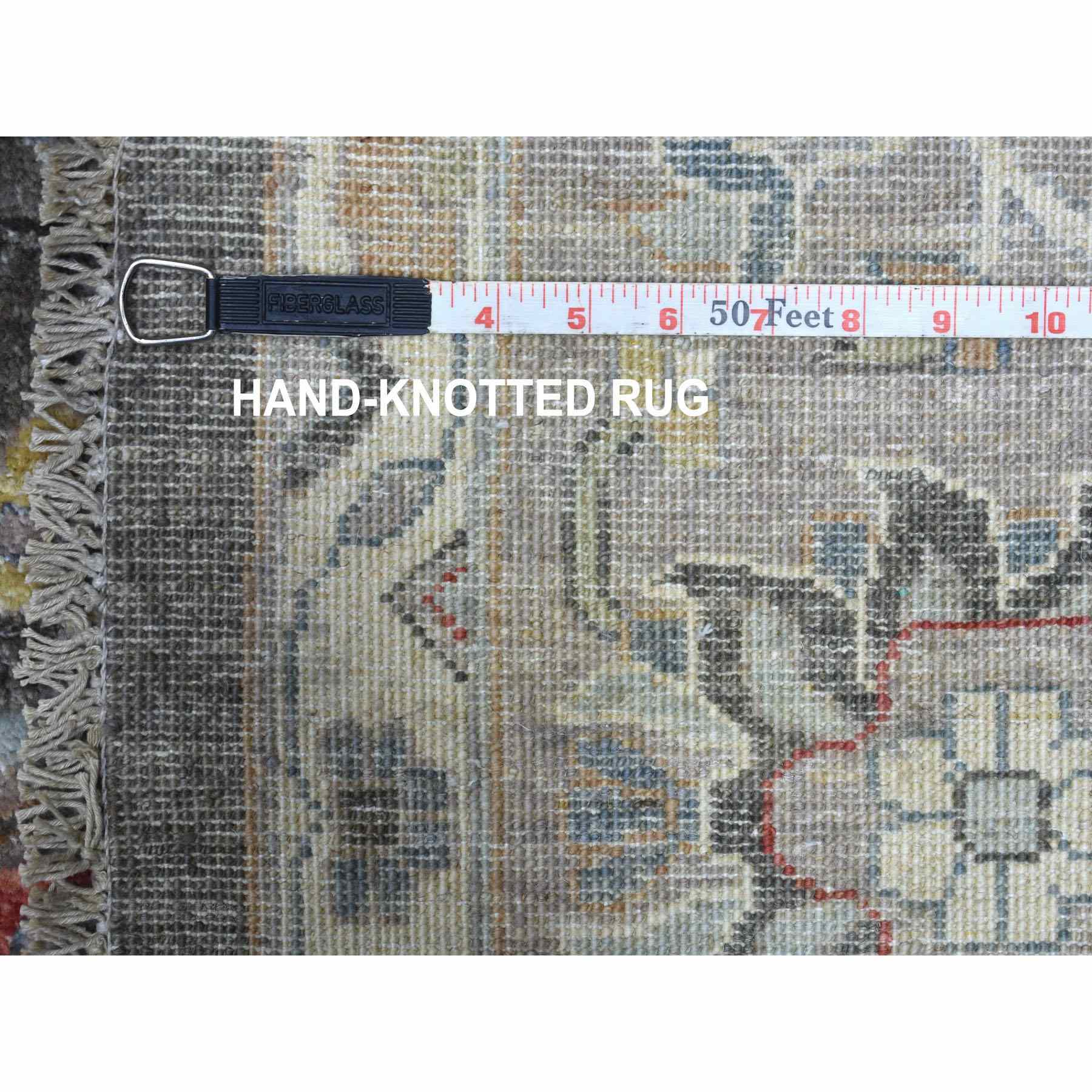 Oushak-And-Peshawar-Hand-Knotted-Rug-337825