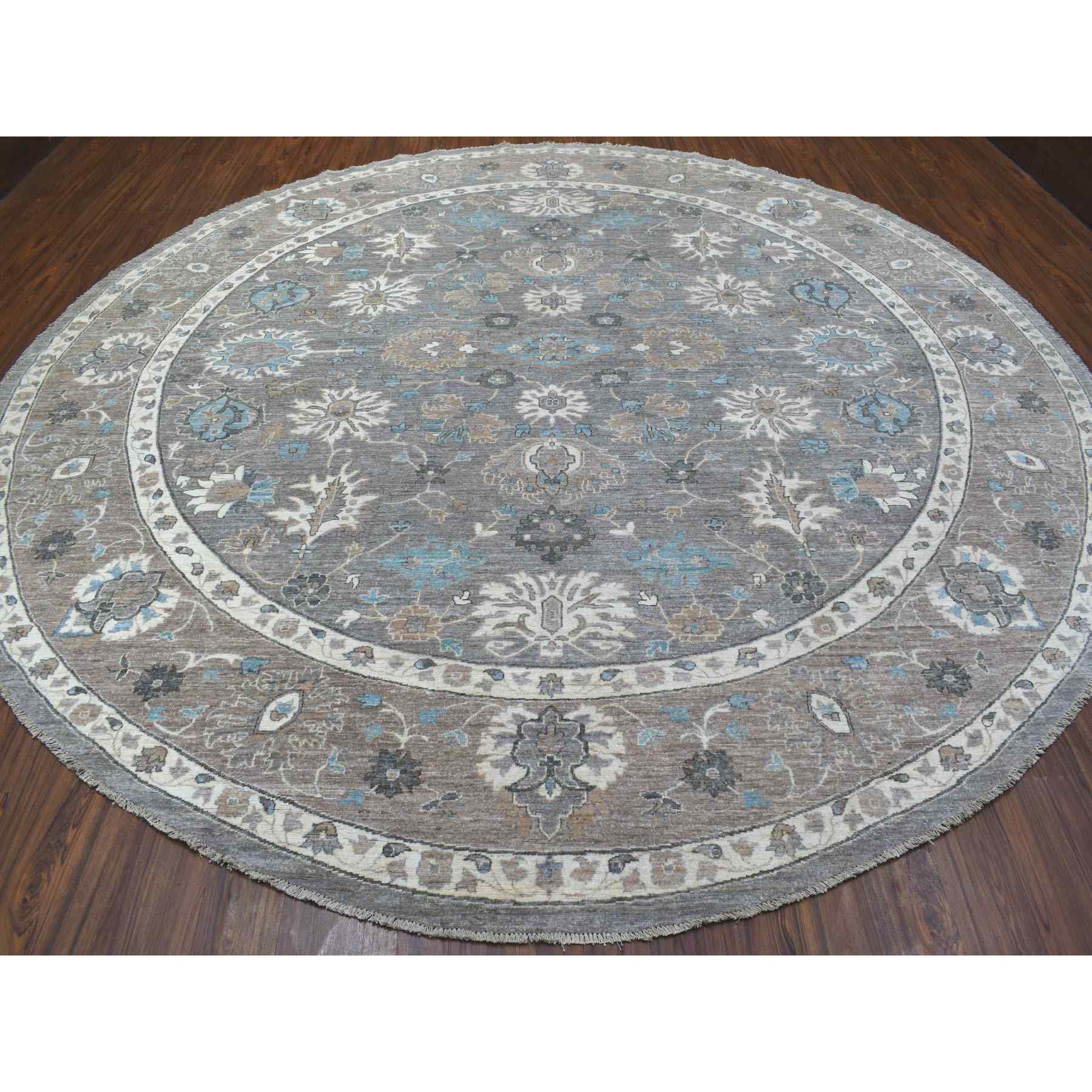 Oushak-And-Peshawar-Hand-Knotted-Rug-337830
