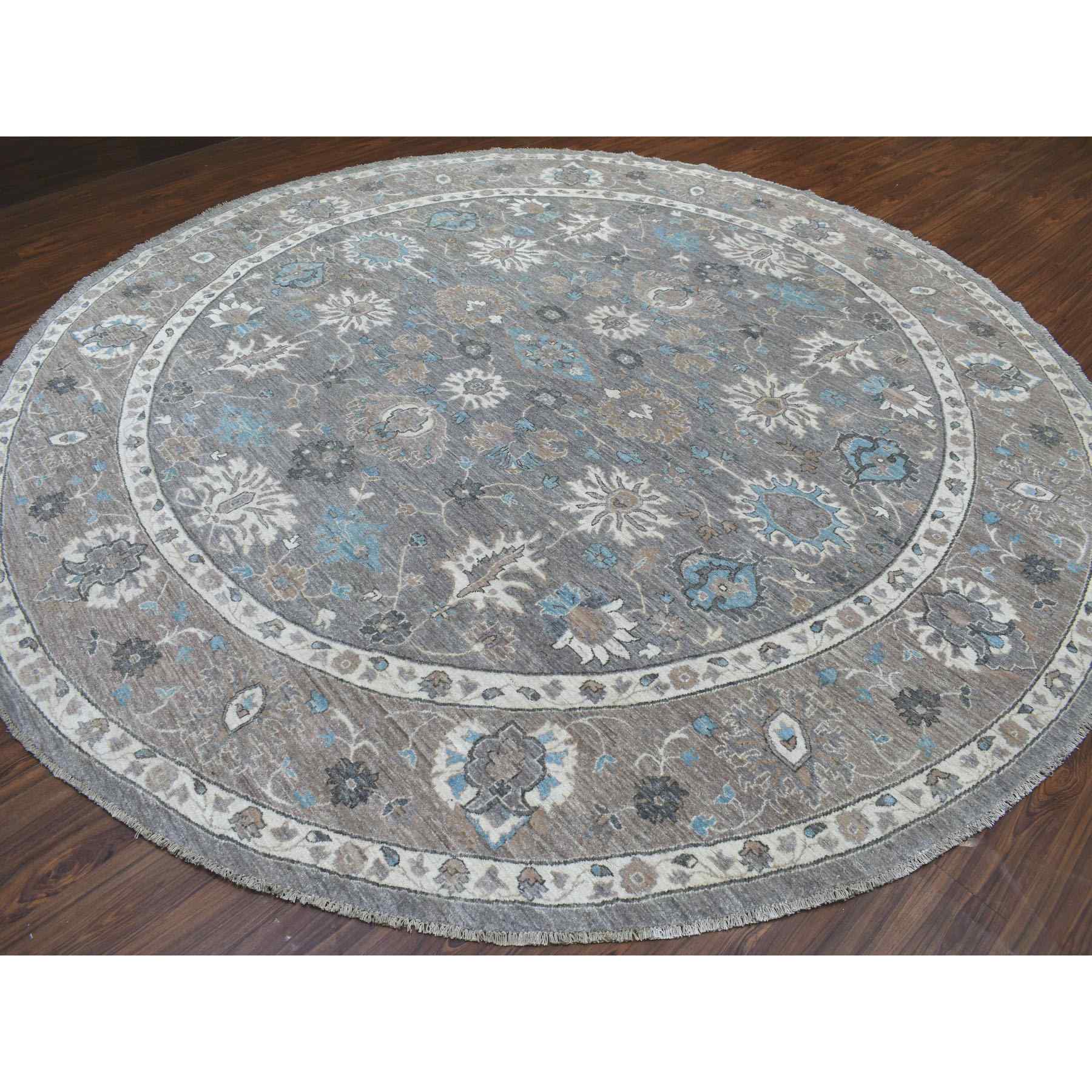 Oushak-And-Peshawar-Hand-Knotted-Rug-337830