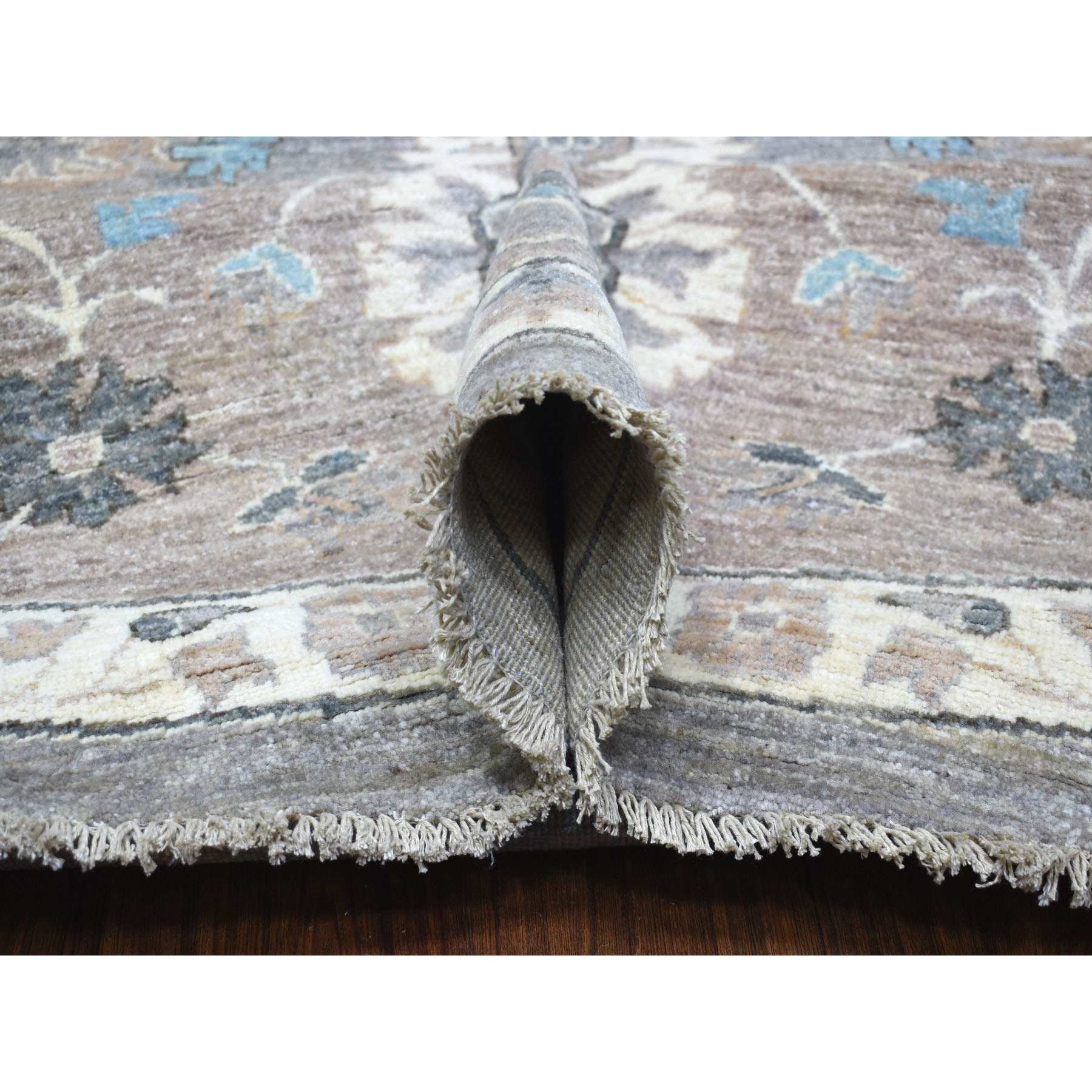 Oushak-And-Peshawar-Hand-Knotted-Rug-337830