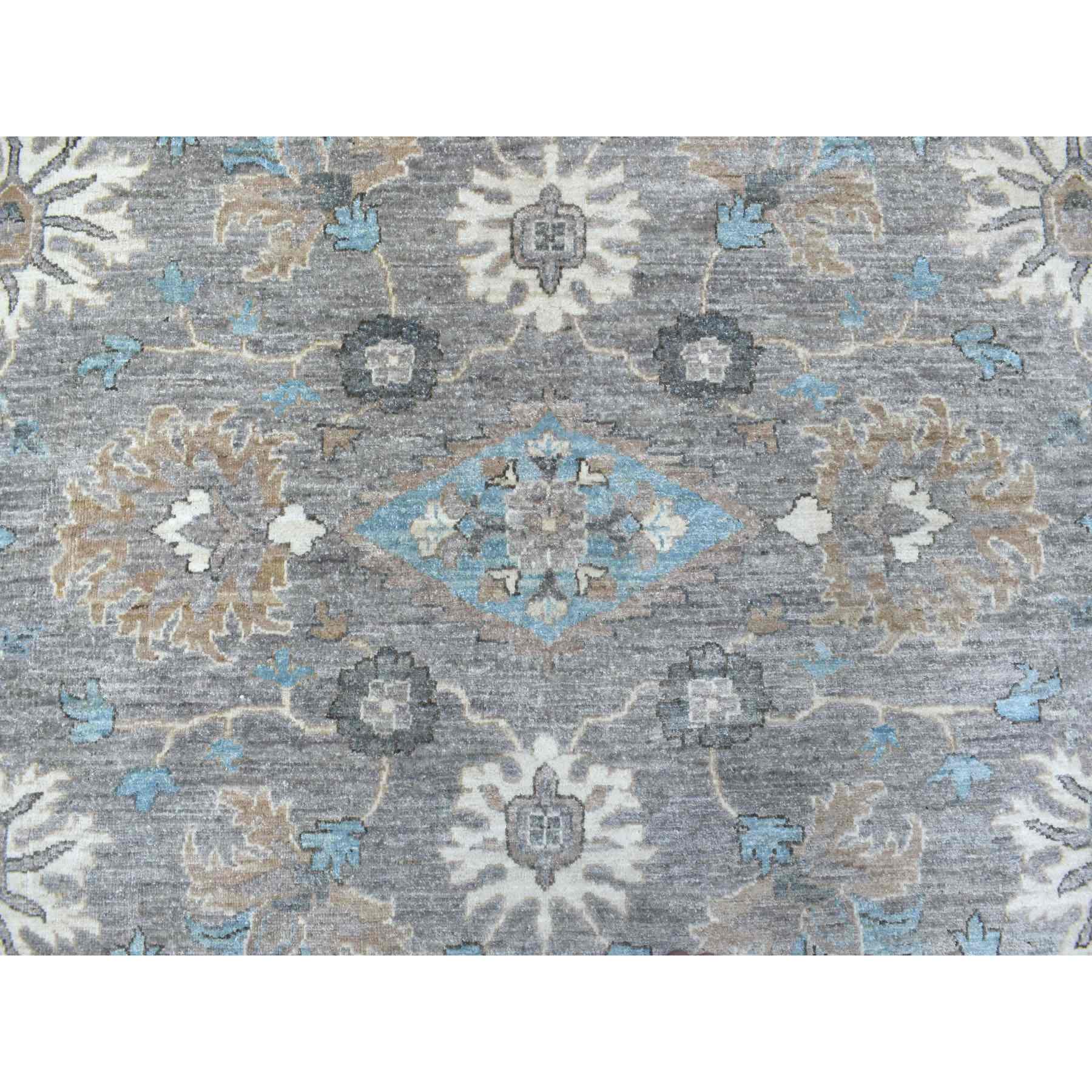 Oushak-And-Peshawar-Hand-Knotted-Rug-337830