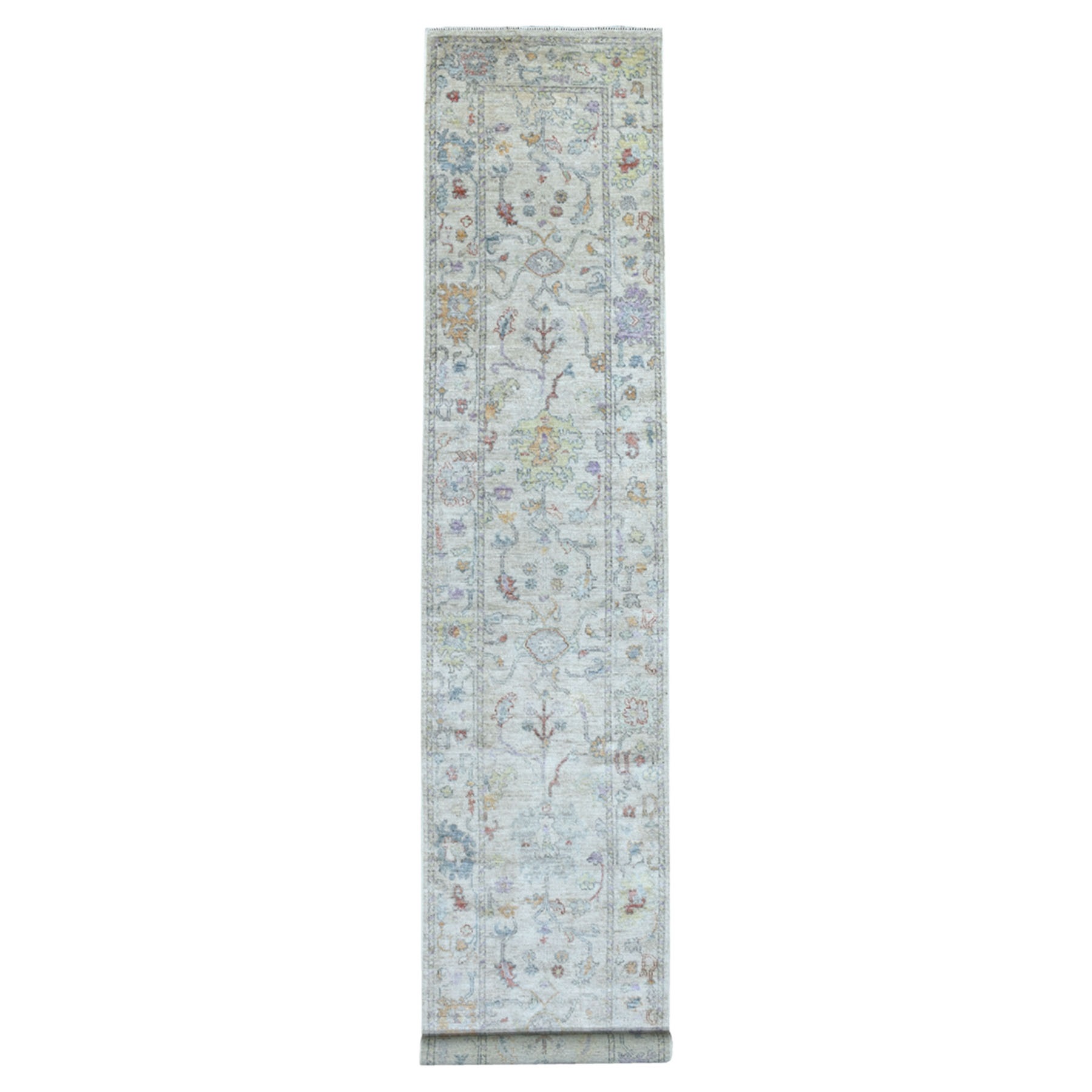 Oushak-And-Peshawar-Hand-Knotted-Rug-337985
