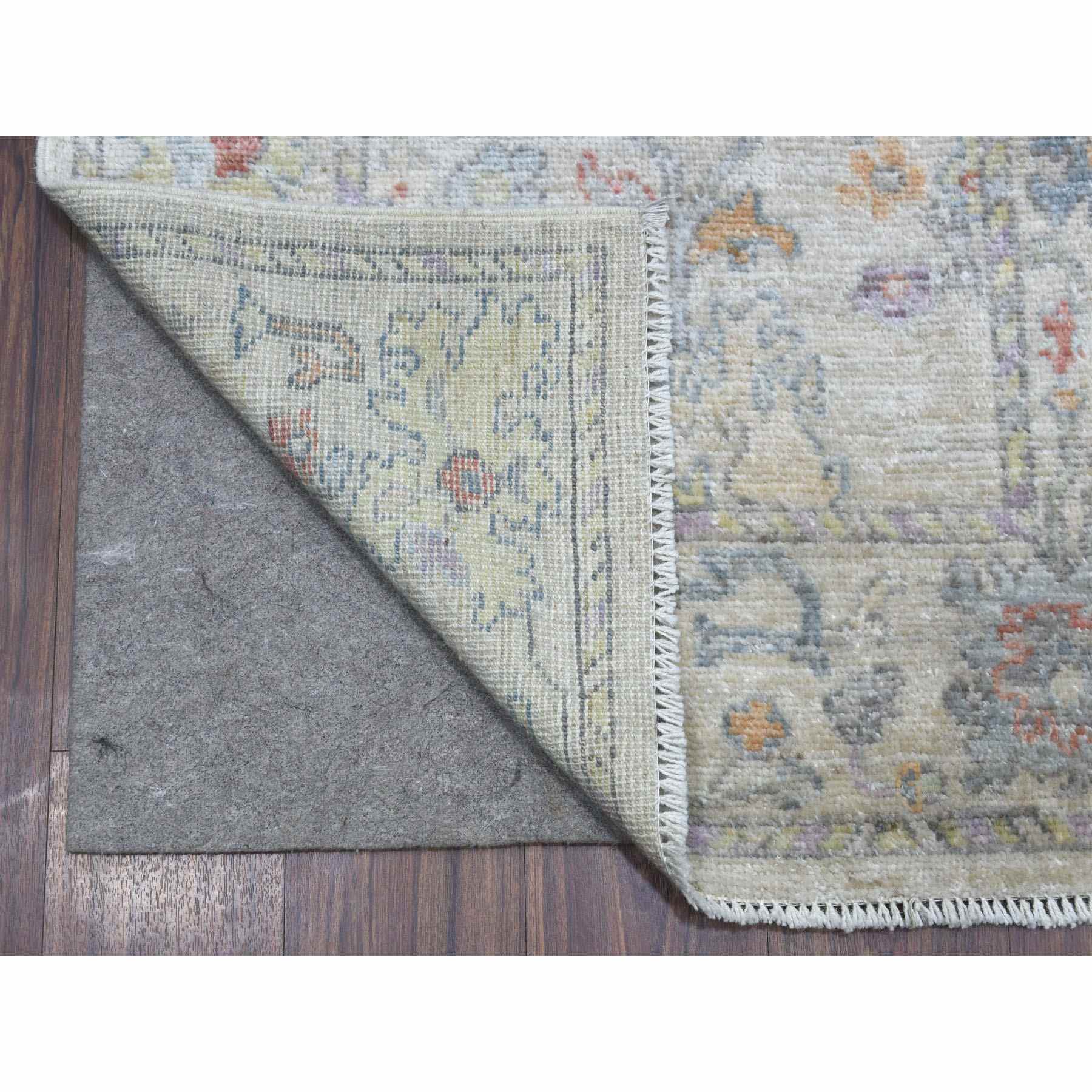 Oushak-And-Peshawar-Hand-Knotted-Rug-337985