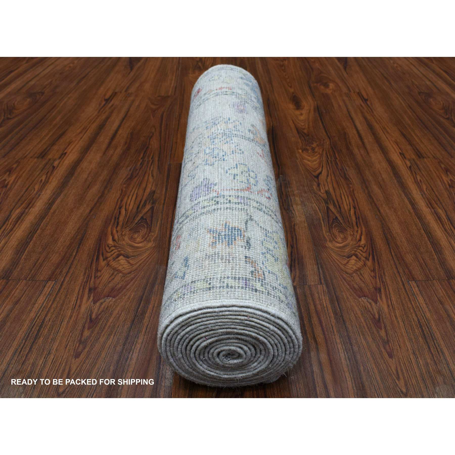 Oushak-And-Peshawar-Hand-Knotted-Rug-337985