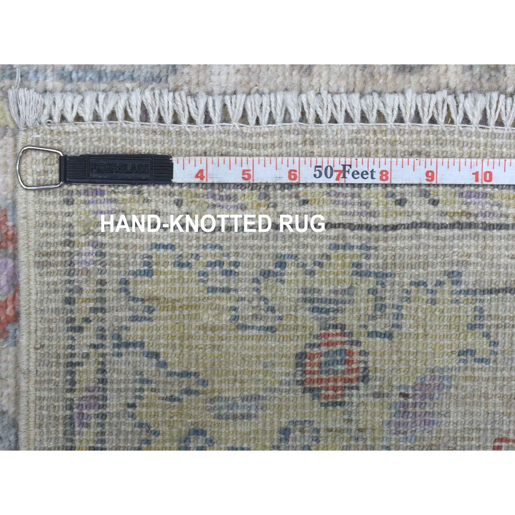 Oushak-And-Peshawar-Hand-Knotted-Rug-337985