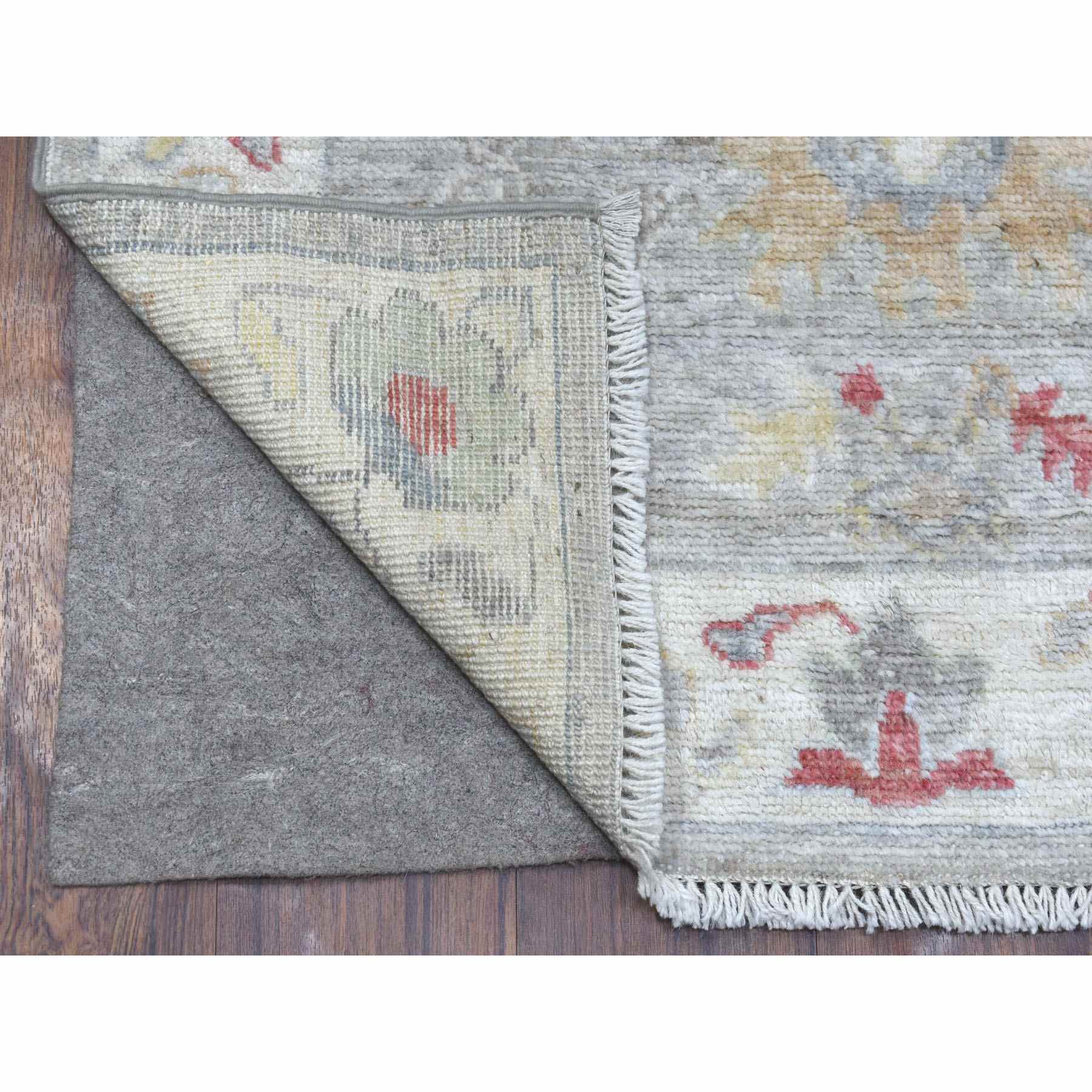 Oushak-And-Peshawar-Hand-Knotted-Rug-338545