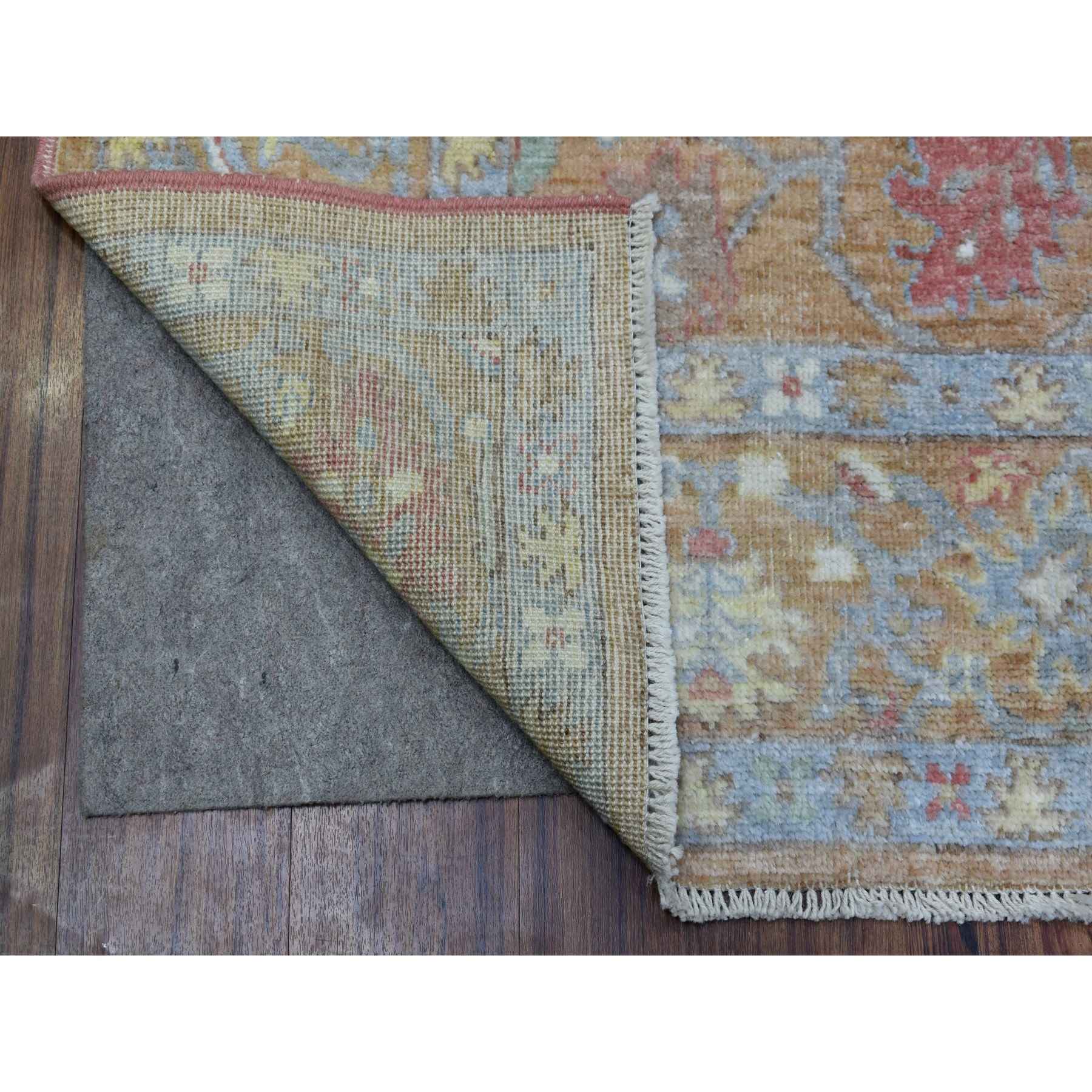 Oushak-And-Peshawar-Hand-Knotted-Rug-339735