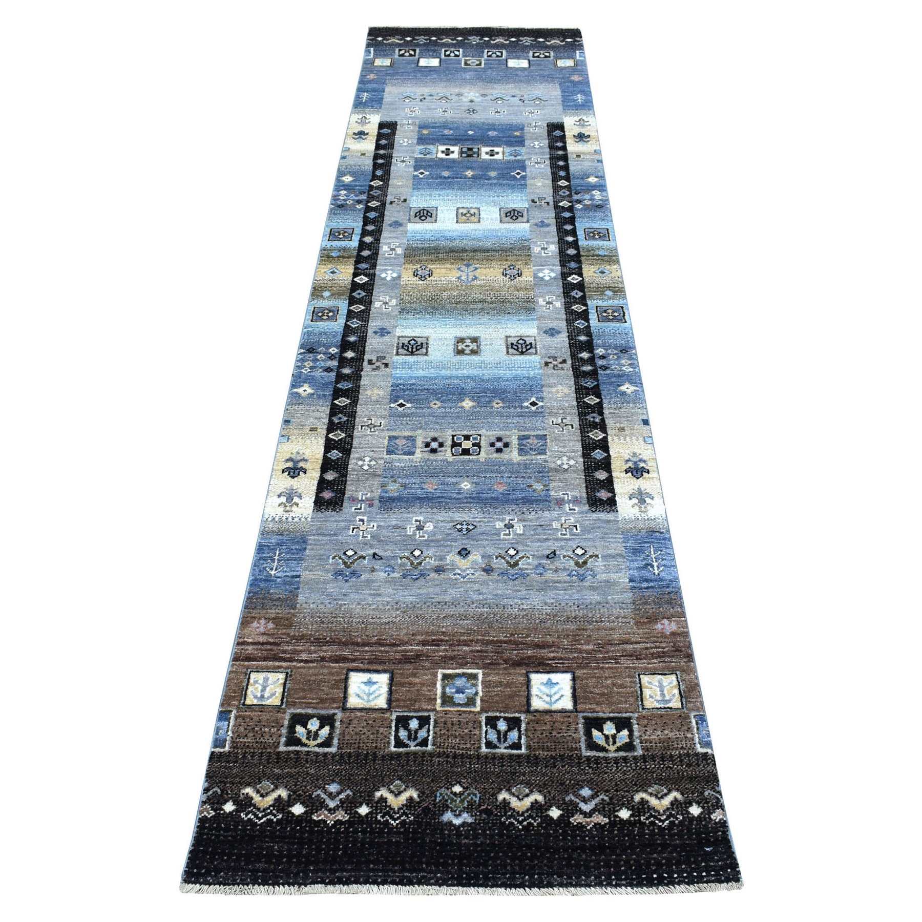 Tribal-Geometric-Hand-Knotted-Rug-337665