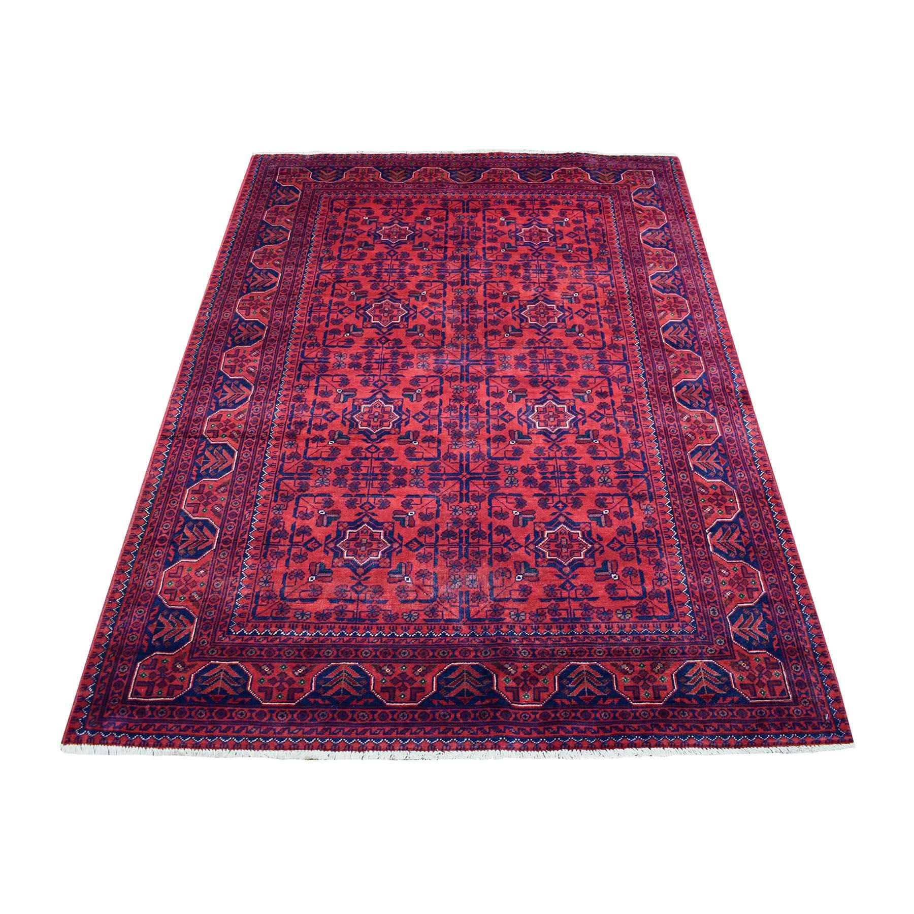 Tribal-Geometric-Hand-Knotted-Rug-339055