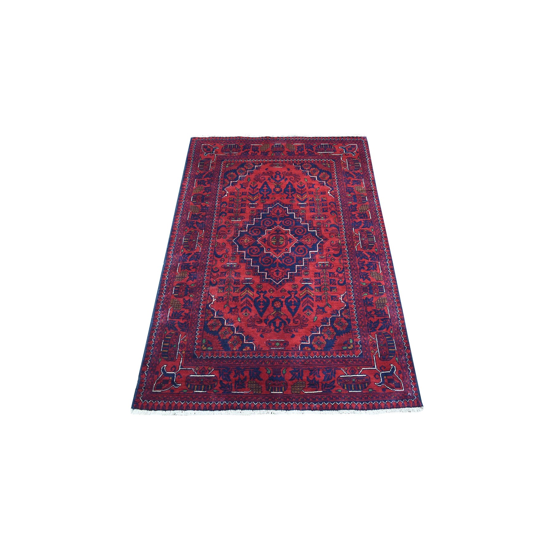 Tribal-Geometric-Hand-Knotted-Rug-339085