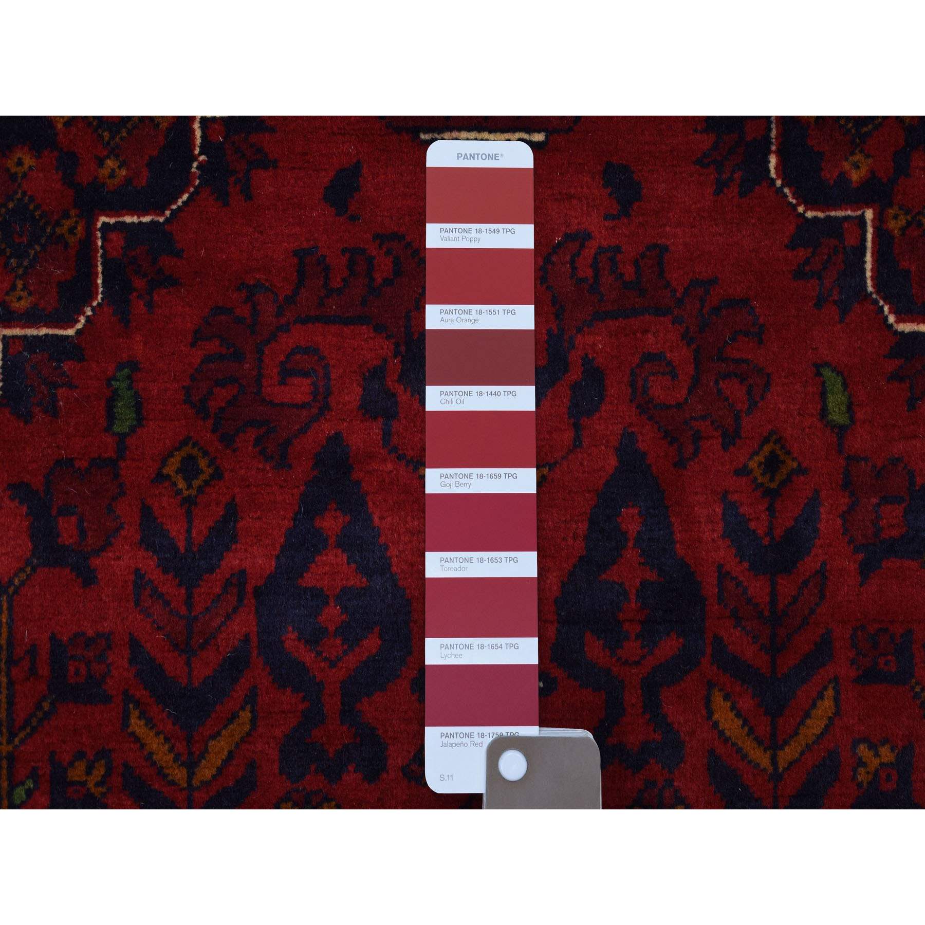 Tribal-Geometric-Hand-Knotted-Rug-339085