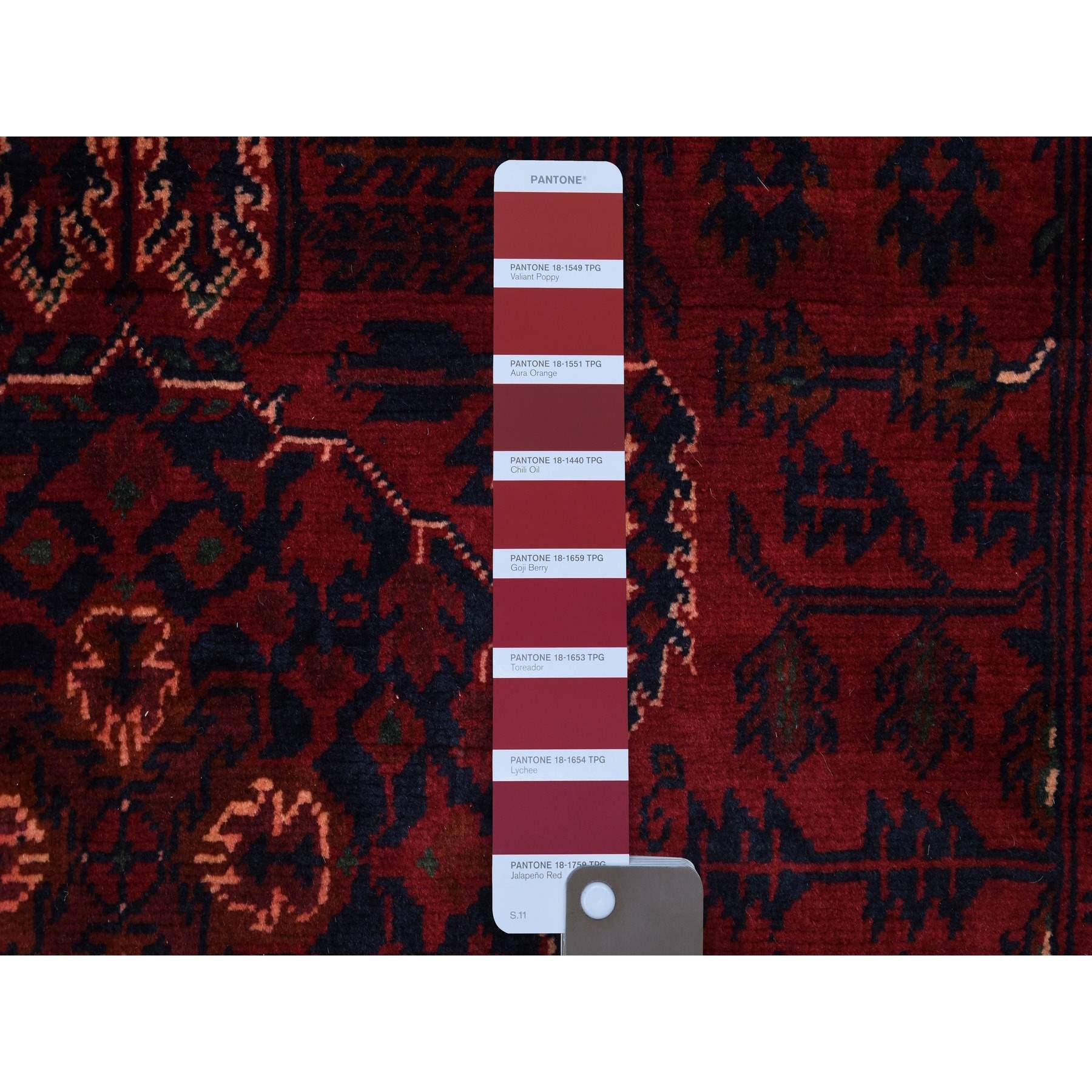 Tribal-Geometric-Hand-Knotted-Rug-339785