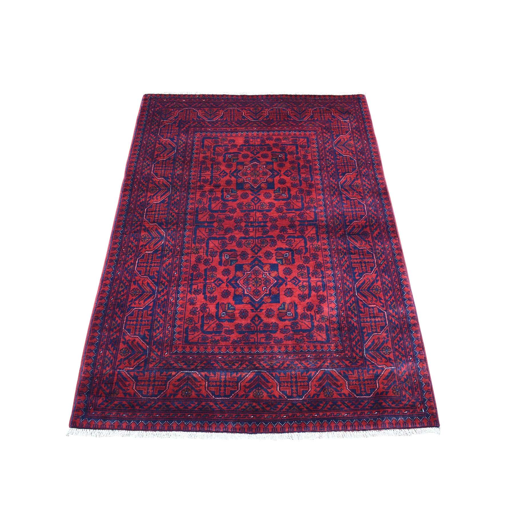 Tribal-Geometric-Hand-Knotted-Rug-339800