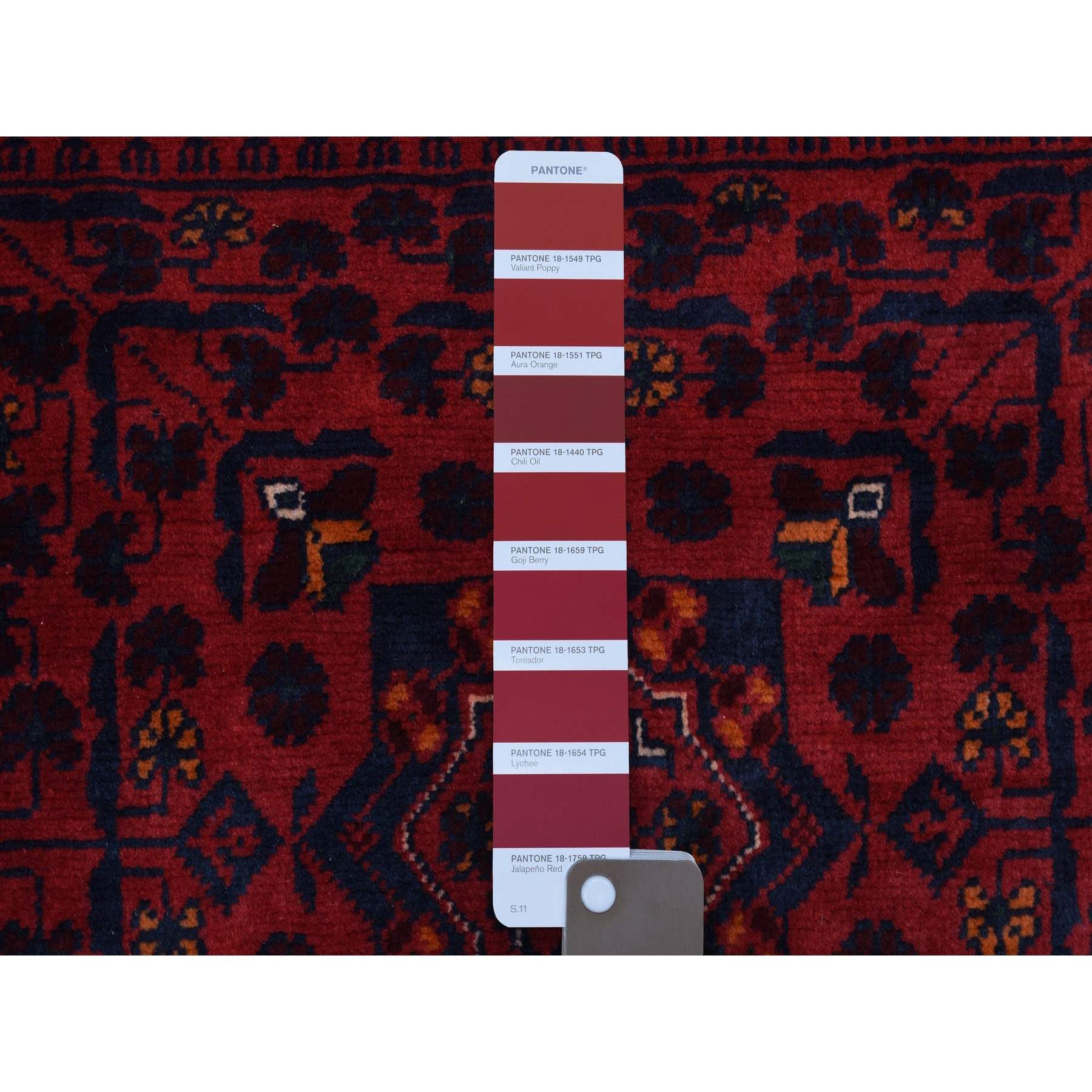 Tribal-Geometric-Hand-Knotted-Rug-339805