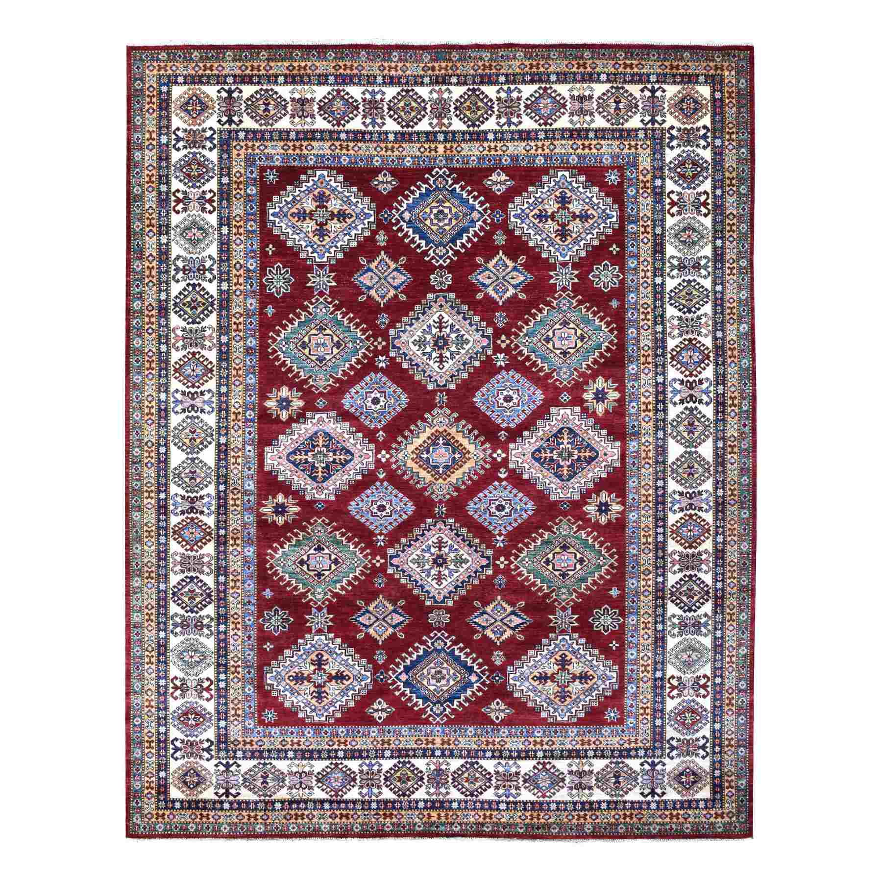 Kazak-Hand-Knotted-Rug-340290