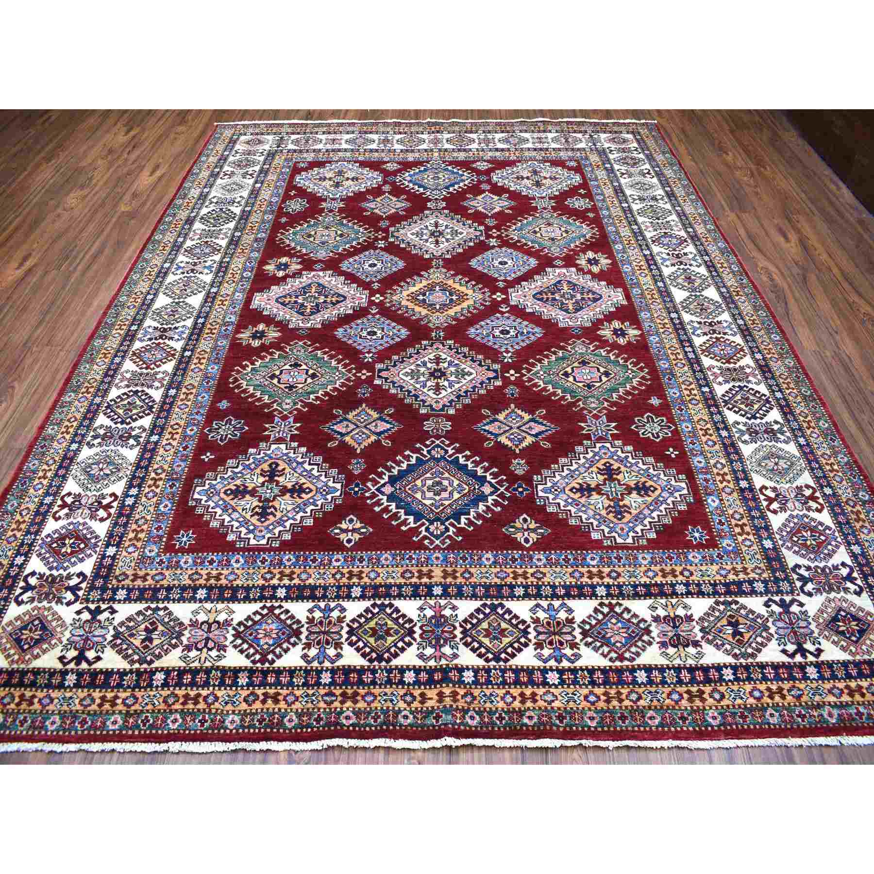 Kazak-Hand-Knotted-Rug-340290