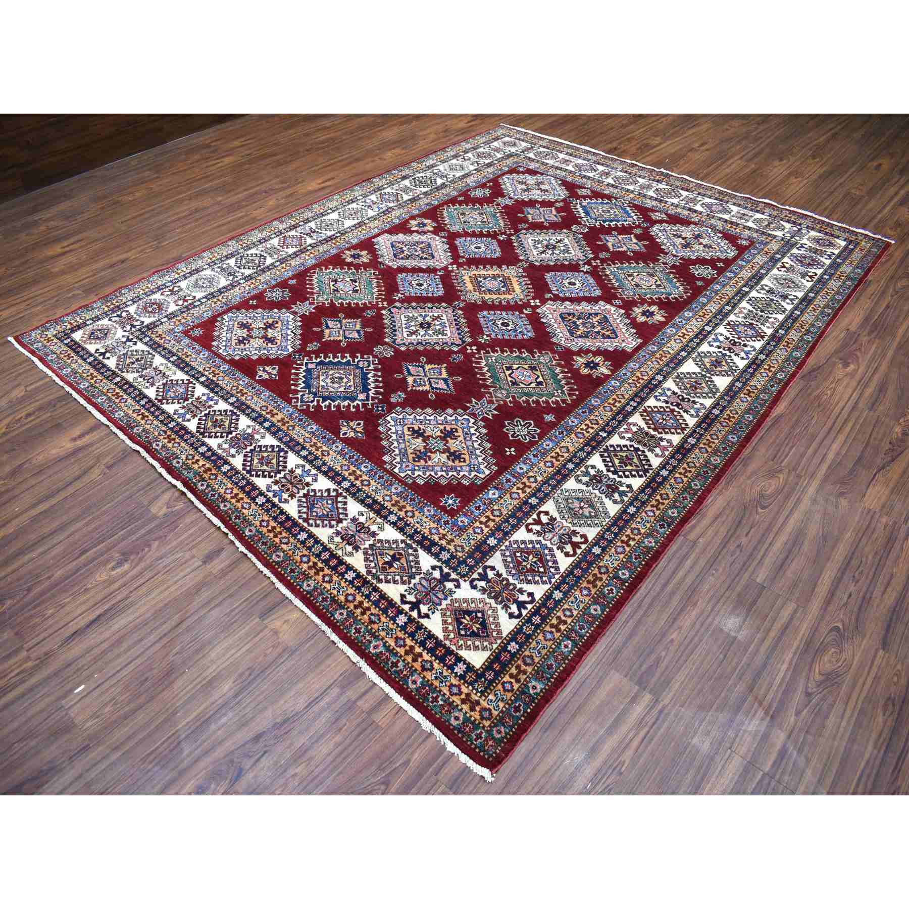 Kazak-Hand-Knotted-Rug-340290