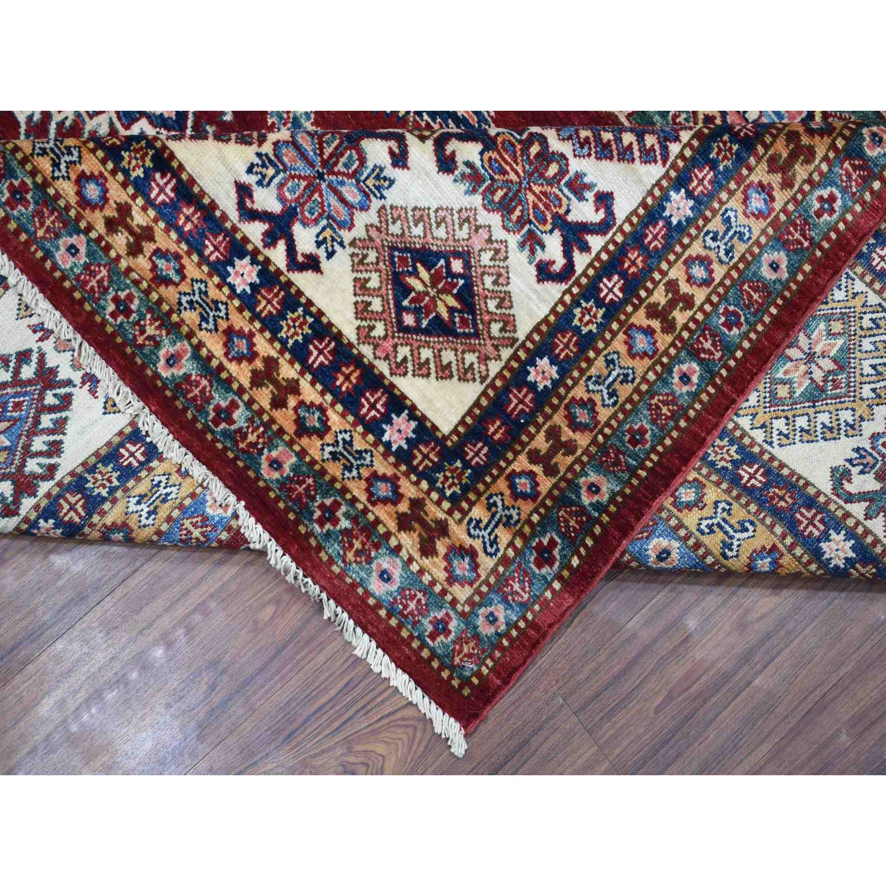 Kazak-Hand-Knotted-Rug-340290