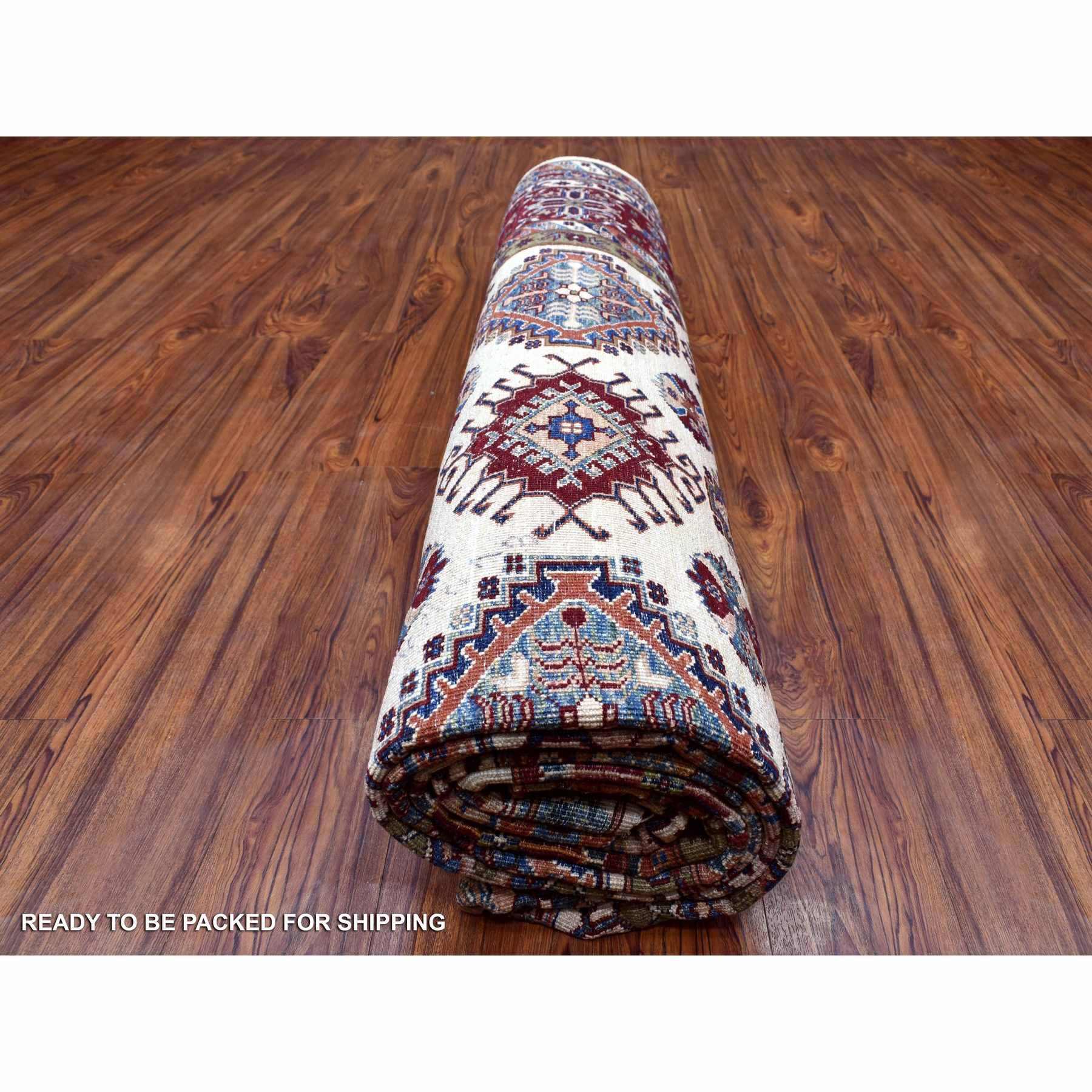 Kazak-Hand-Knotted-Rug-341120