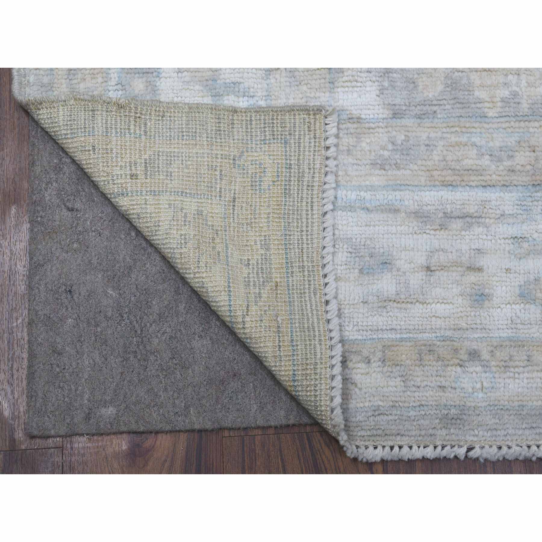 Oushak-And-Peshawar-Hand-Knotted-Rug-340710