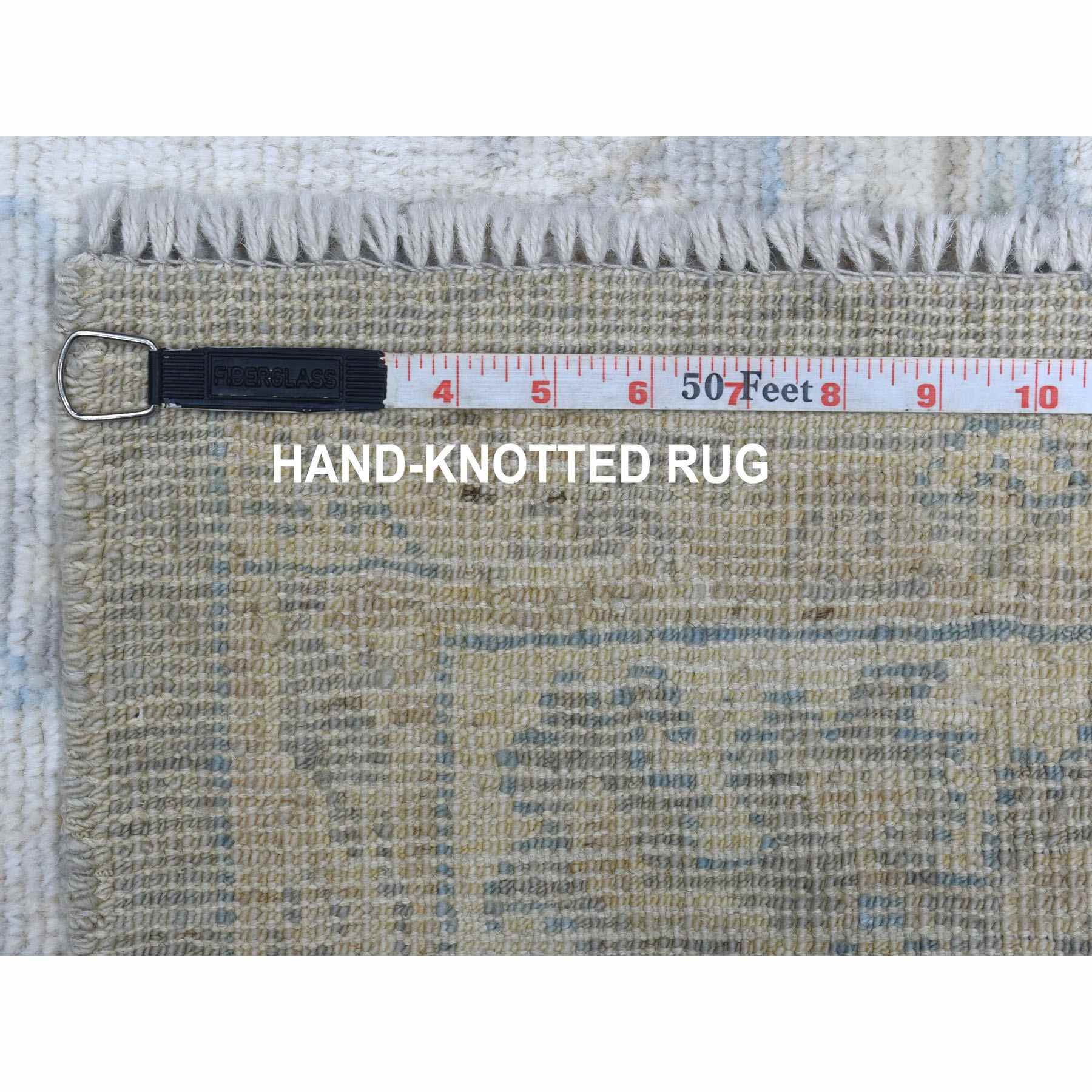 Oushak-And-Peshawar-Hand-Knotted-Rug-340710
