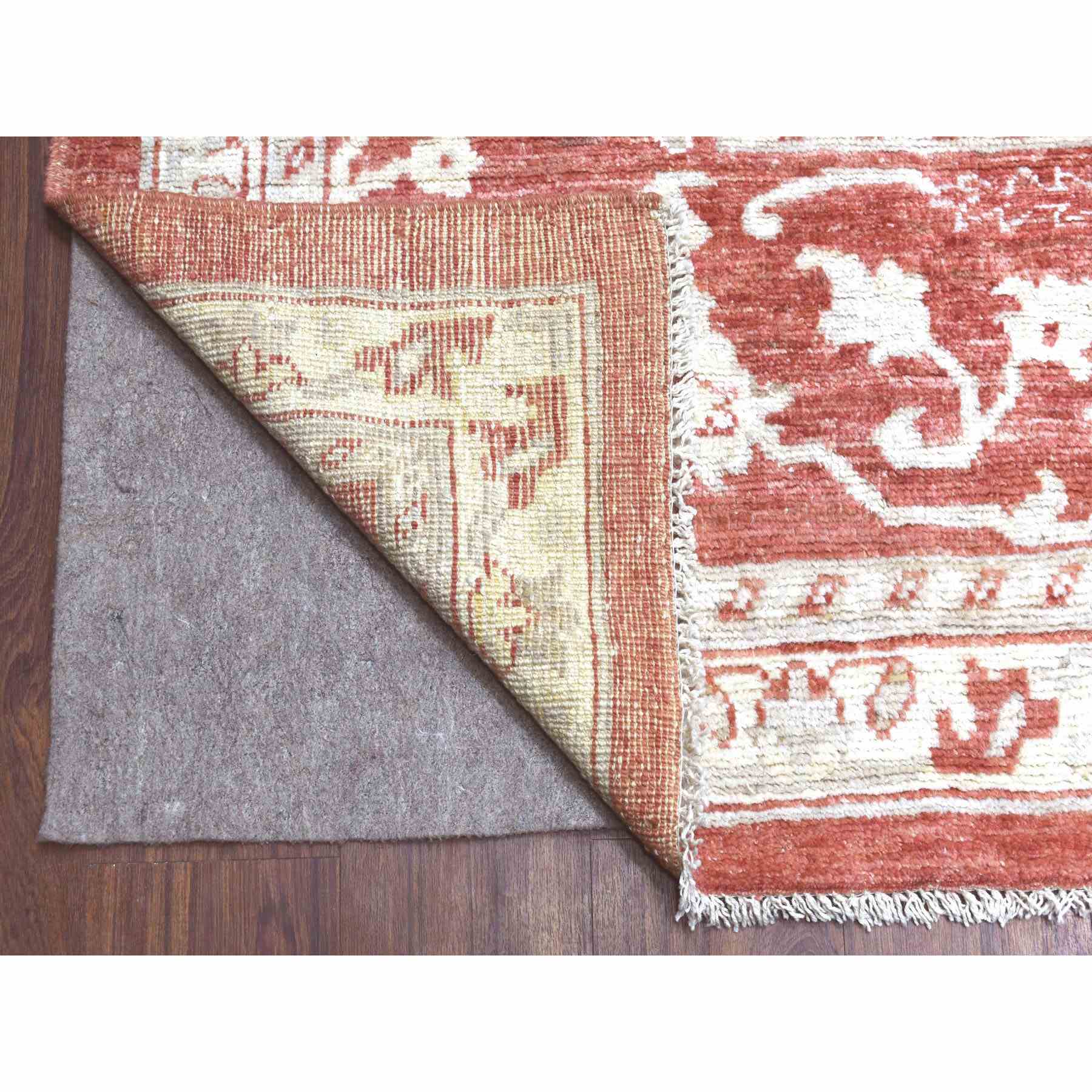 Oushak-And-Peshawar-Hand-Knotted-Rug-340725