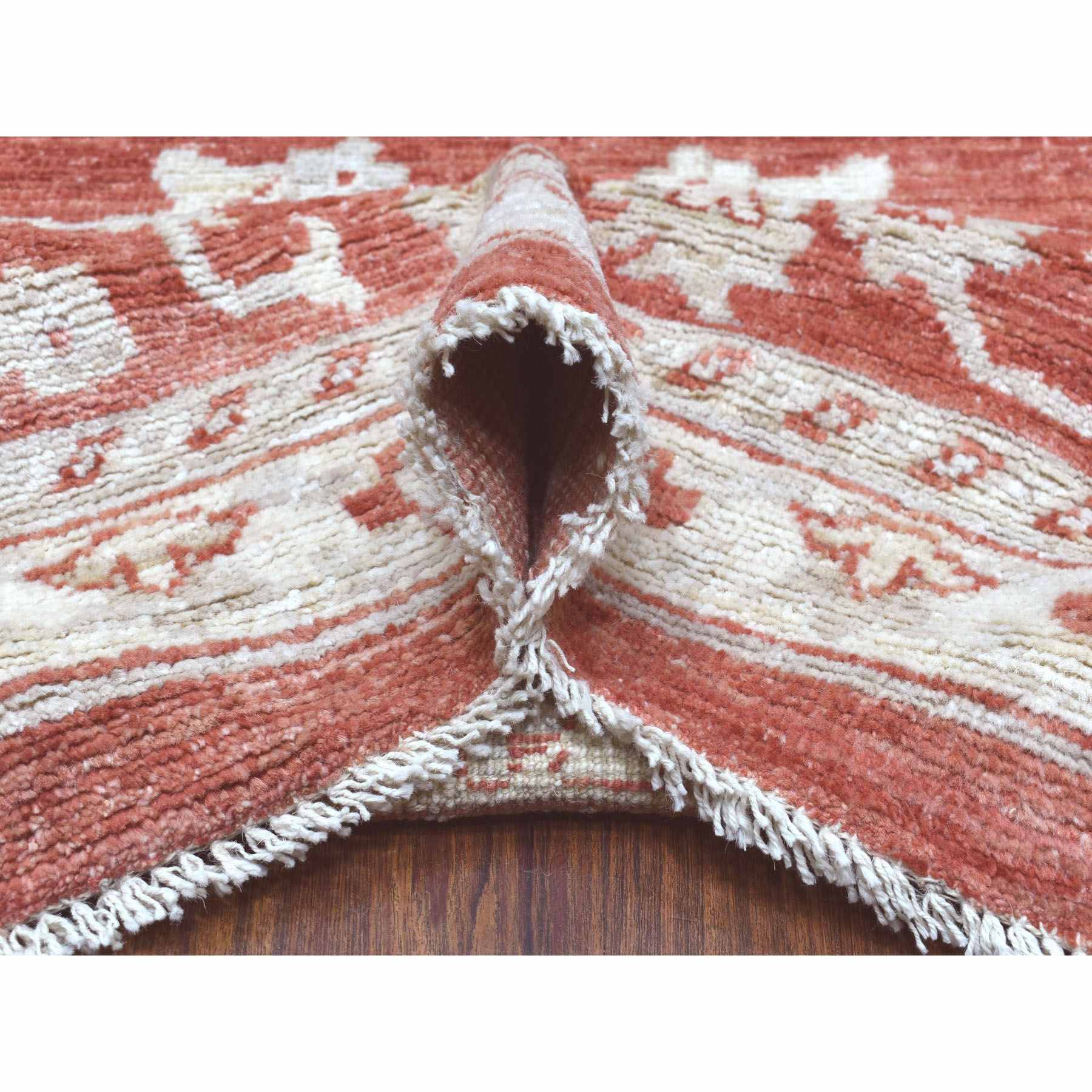 Oushak-And-Peshawar-Hand-Knotted-Rug-340725