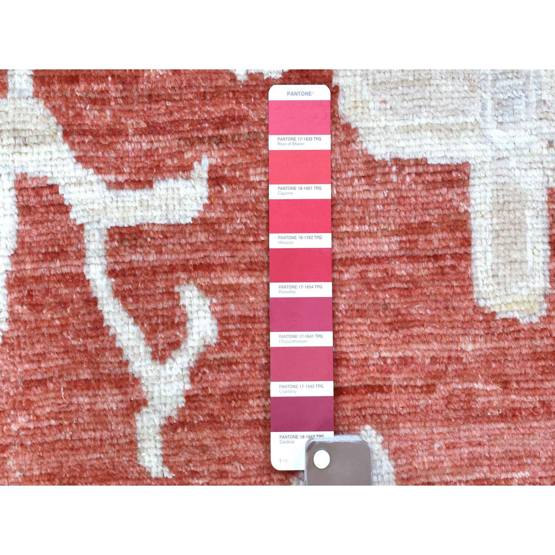 Oushak-And-Peshawar-Hand-Knotted-Rug-340725