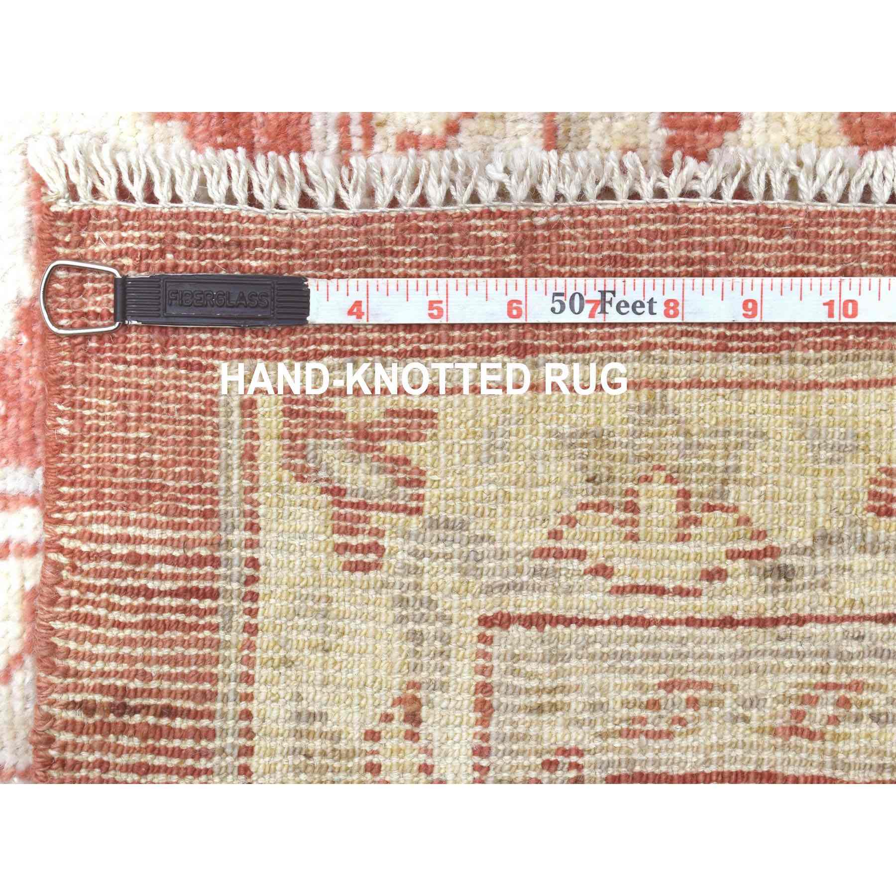 Oushak-And-Peshawar-Hand-Knotted-Rug-340725