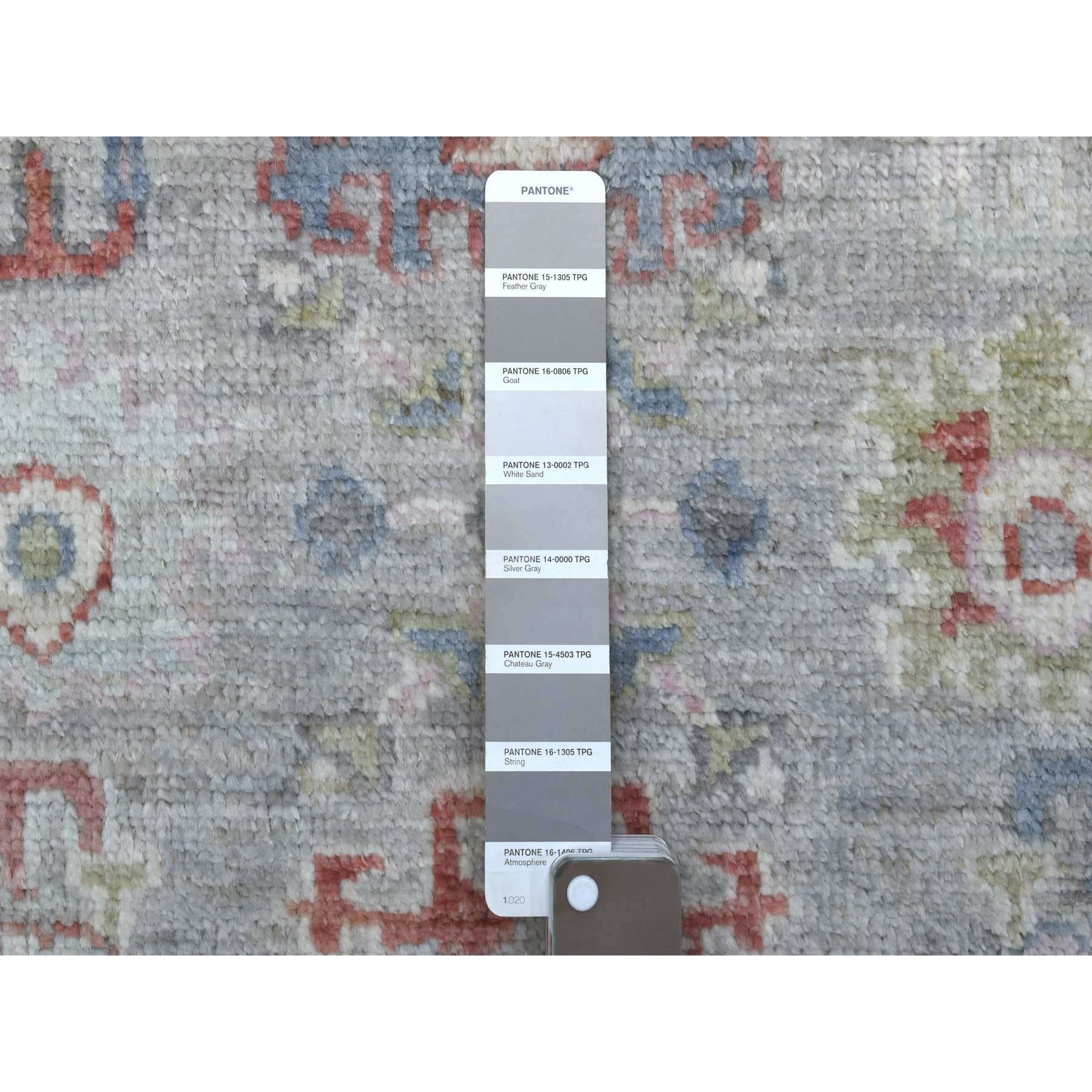Oushak-And-Peshawar-Hand-Knotted-Rug-341570