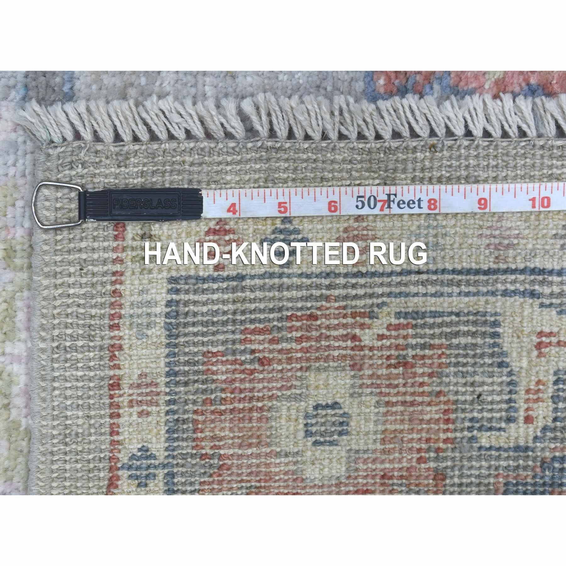 Oushak-And-Peshawar-Hand-Knotted-Rug-341570