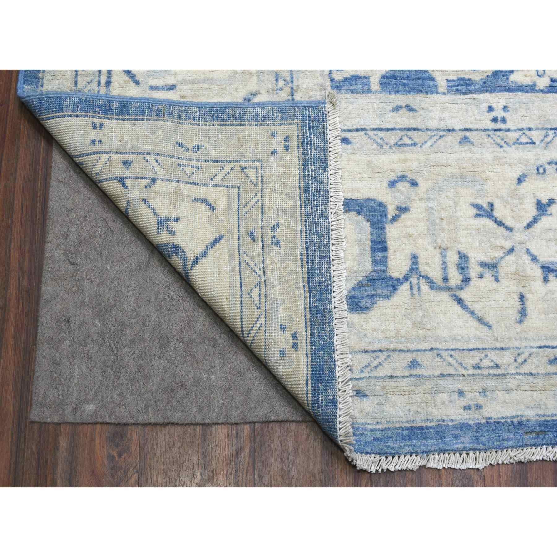 Oushak-And-Peshawar-Hand-Knotted-Rug-341620