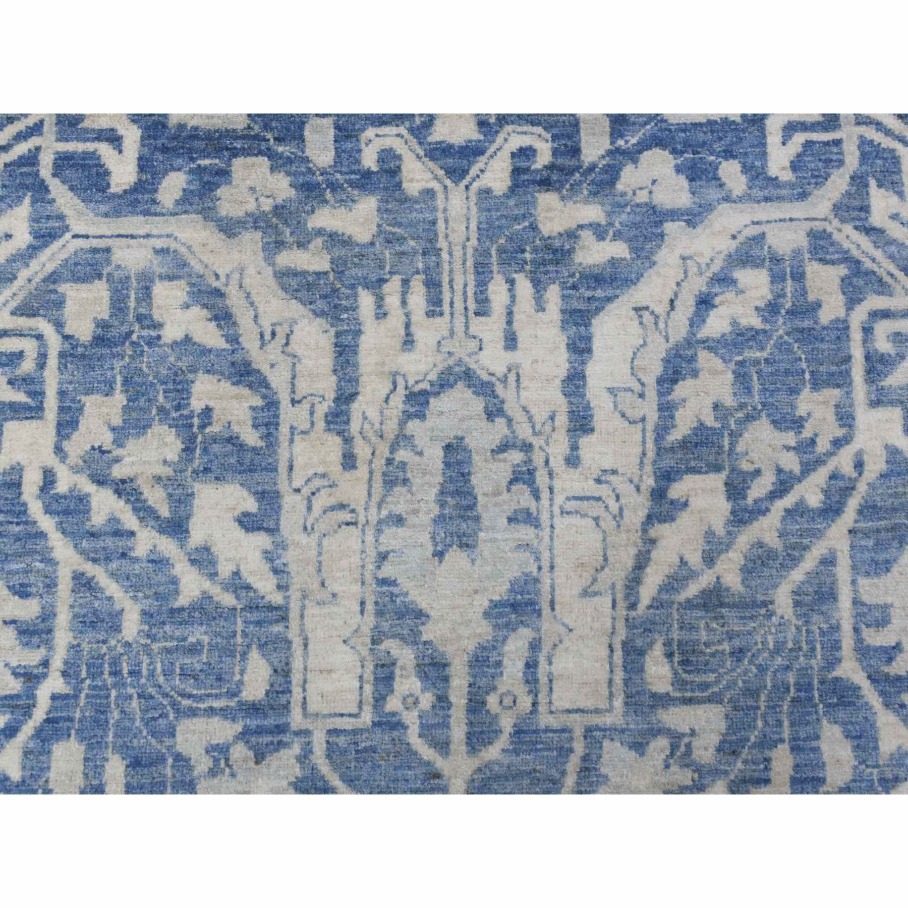 Oushak-And-Peshawar-Hand-Knotted-Rug-341620